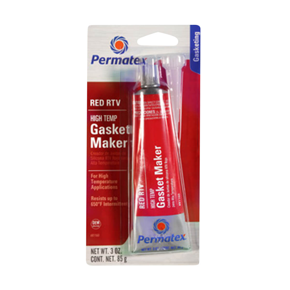 Permatex® High-Temp Red RTV Silicone Gasket Maker - 80 mL