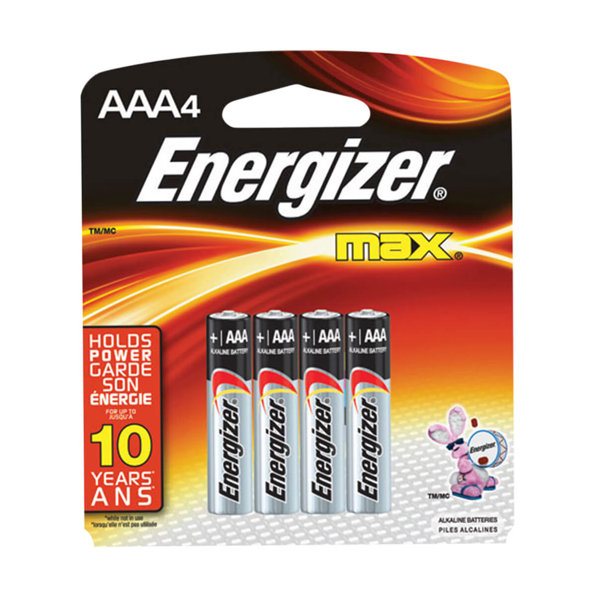 AAA Energizer Batteries - 4 Pack