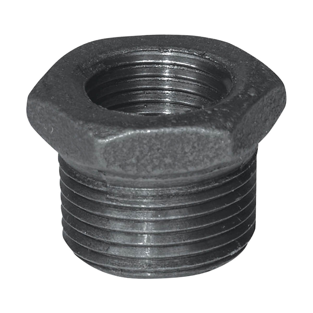 Fitting Black Iron Hex Bushing - 1/2-in x 3/8-in