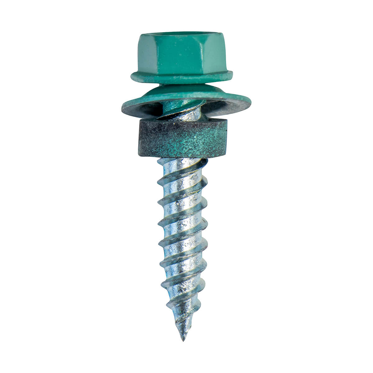 Wood gripper - #14 x 1-1/4-in - Turquoise