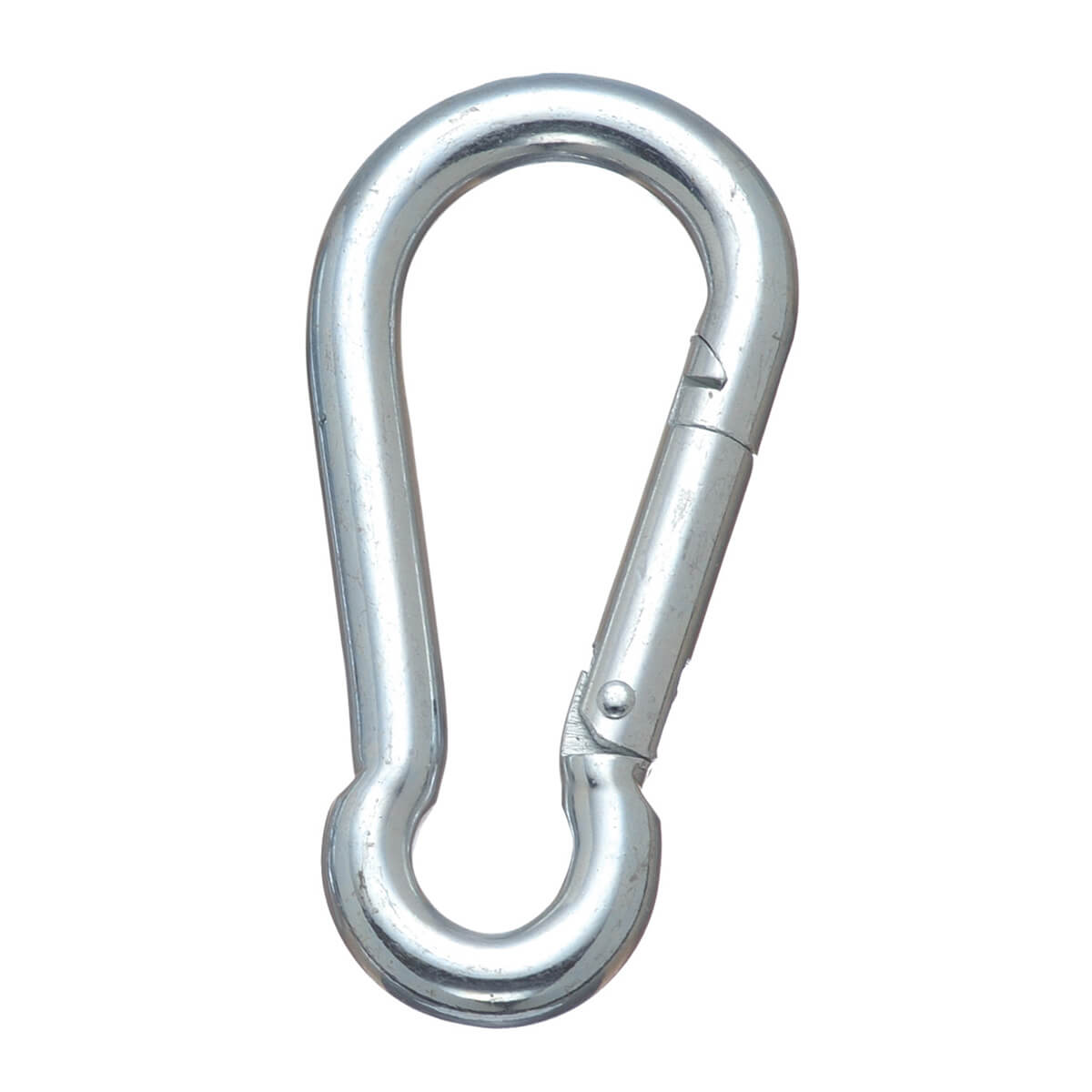 Safety Spring Hooks - Zinc Plated Mild Steel - 1/4-in