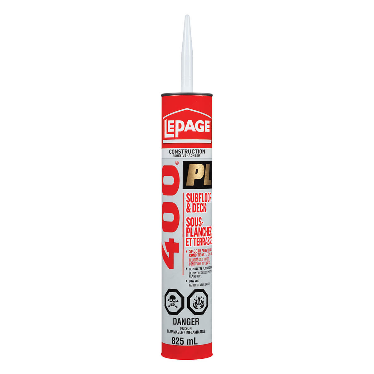 LePage PL400 Sub-Floor Adhesive - 825 ml