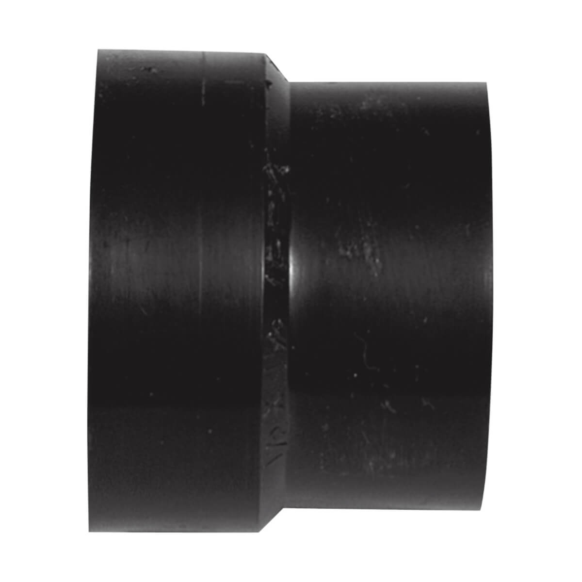 ABS-DWV Reducer Coupling - Hub - 1-1/2-in x 1-1/4-in