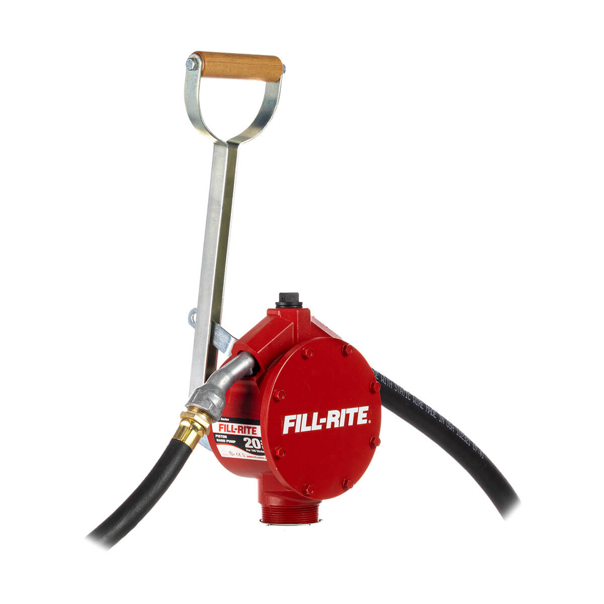 Piston Hand Pump Steel Telescoping Tube - Hose and Nozzle Spout - FR152