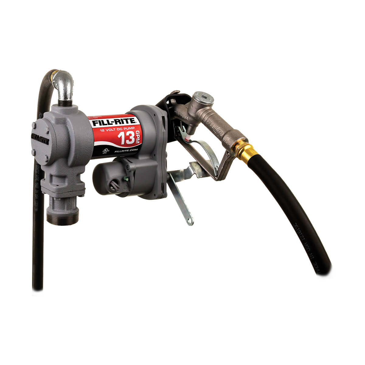Fill-Rite SD1202G 12V Fuel Pump with Hose and Manual Nozzle