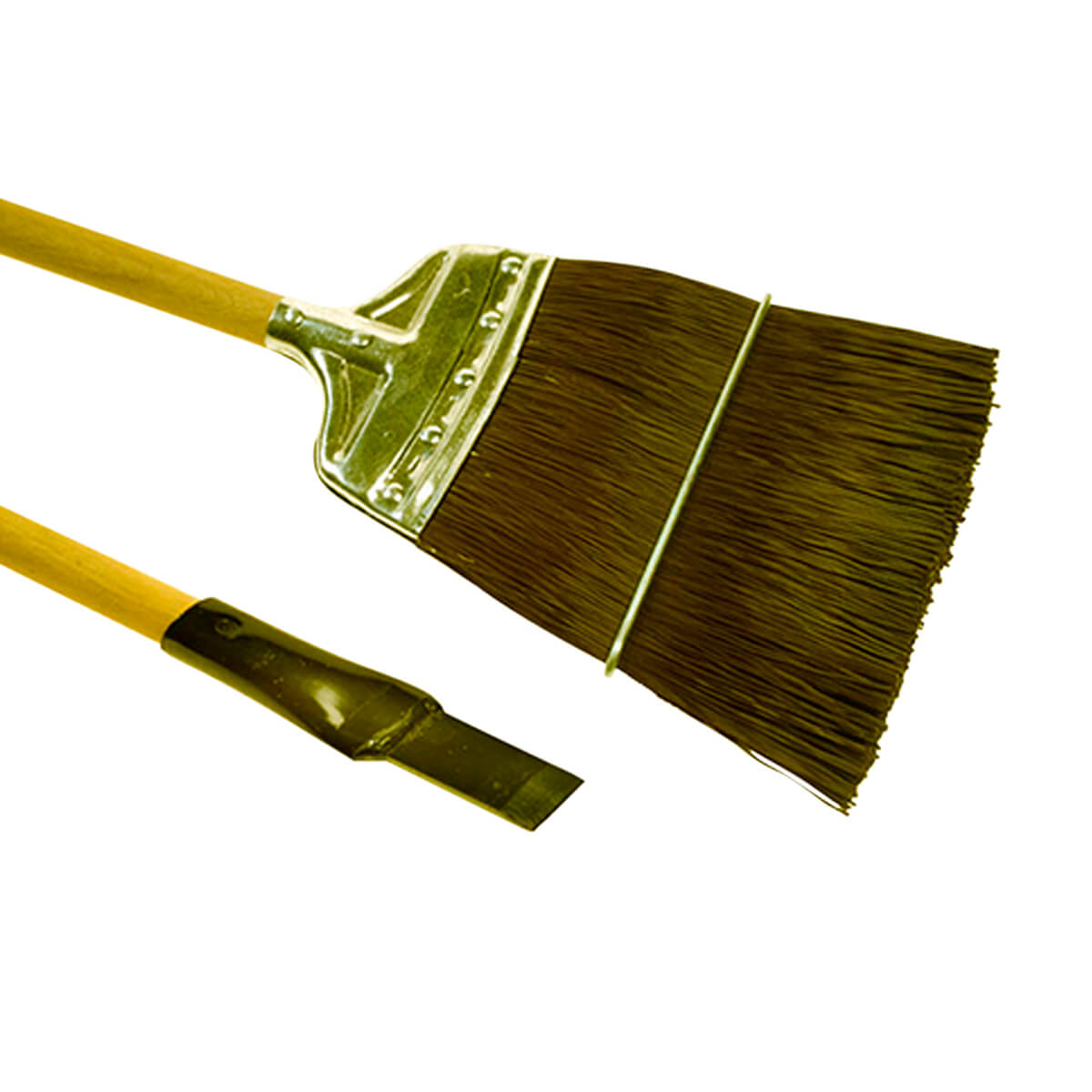 Upright Track Broom & 8" Steel Chisel