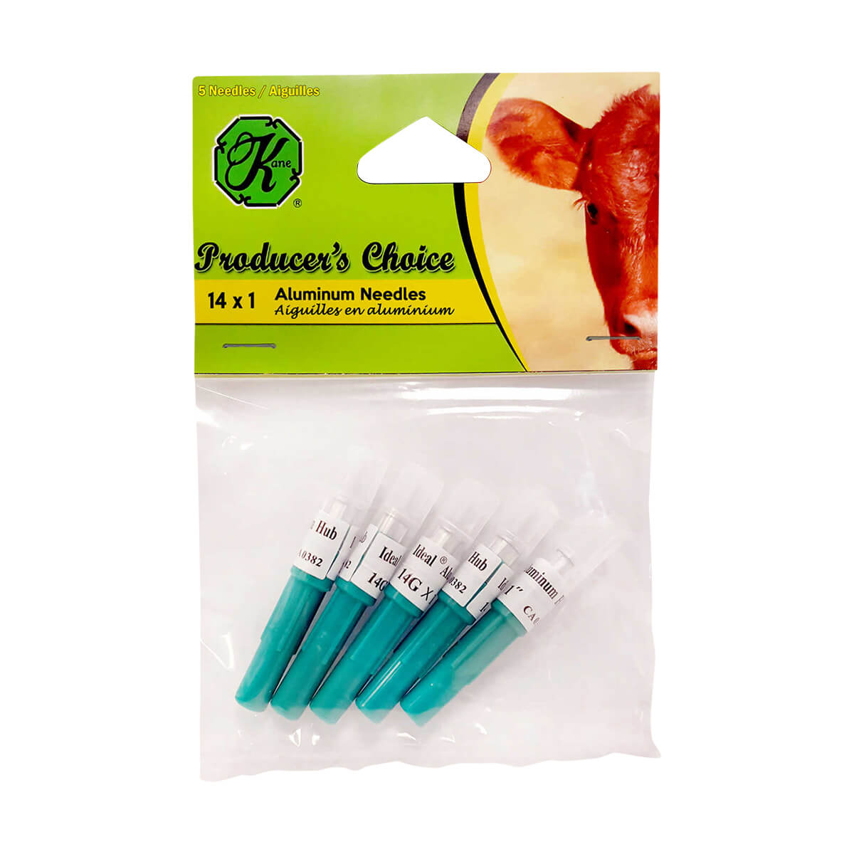 Disposable Alumimum Needles 5 pack - 16 x 5/8-in