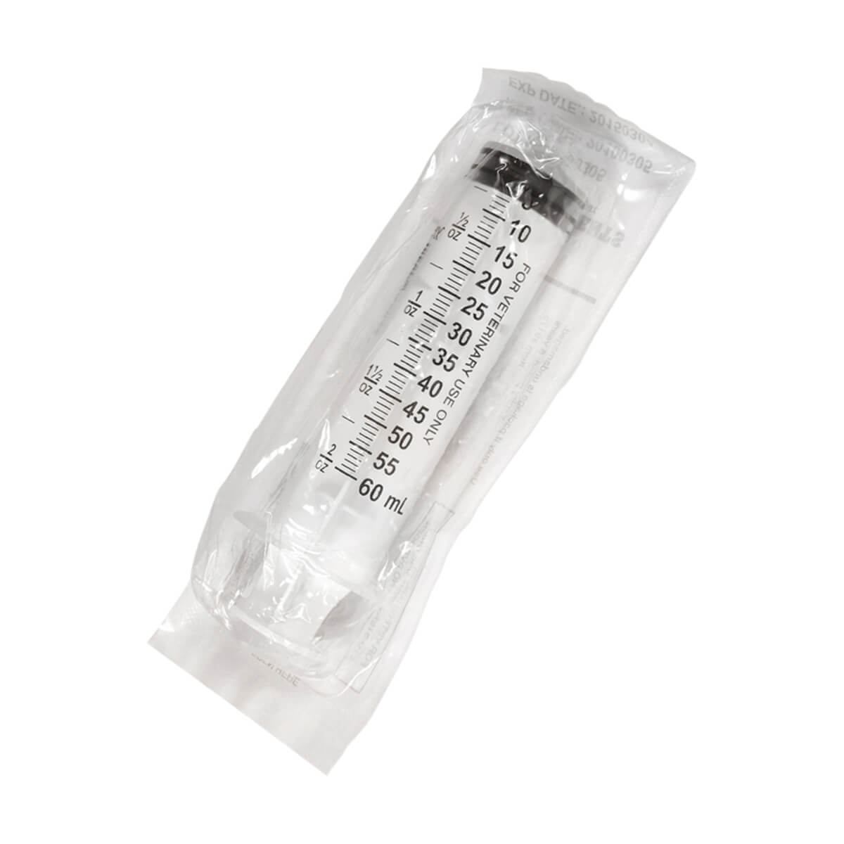 Disposable Slip Syringes 3 Pack - 60 cc