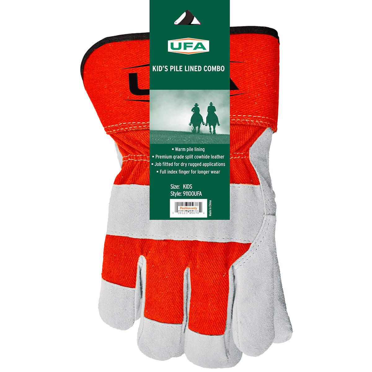UFA Children's Sherpa Lined Gloves