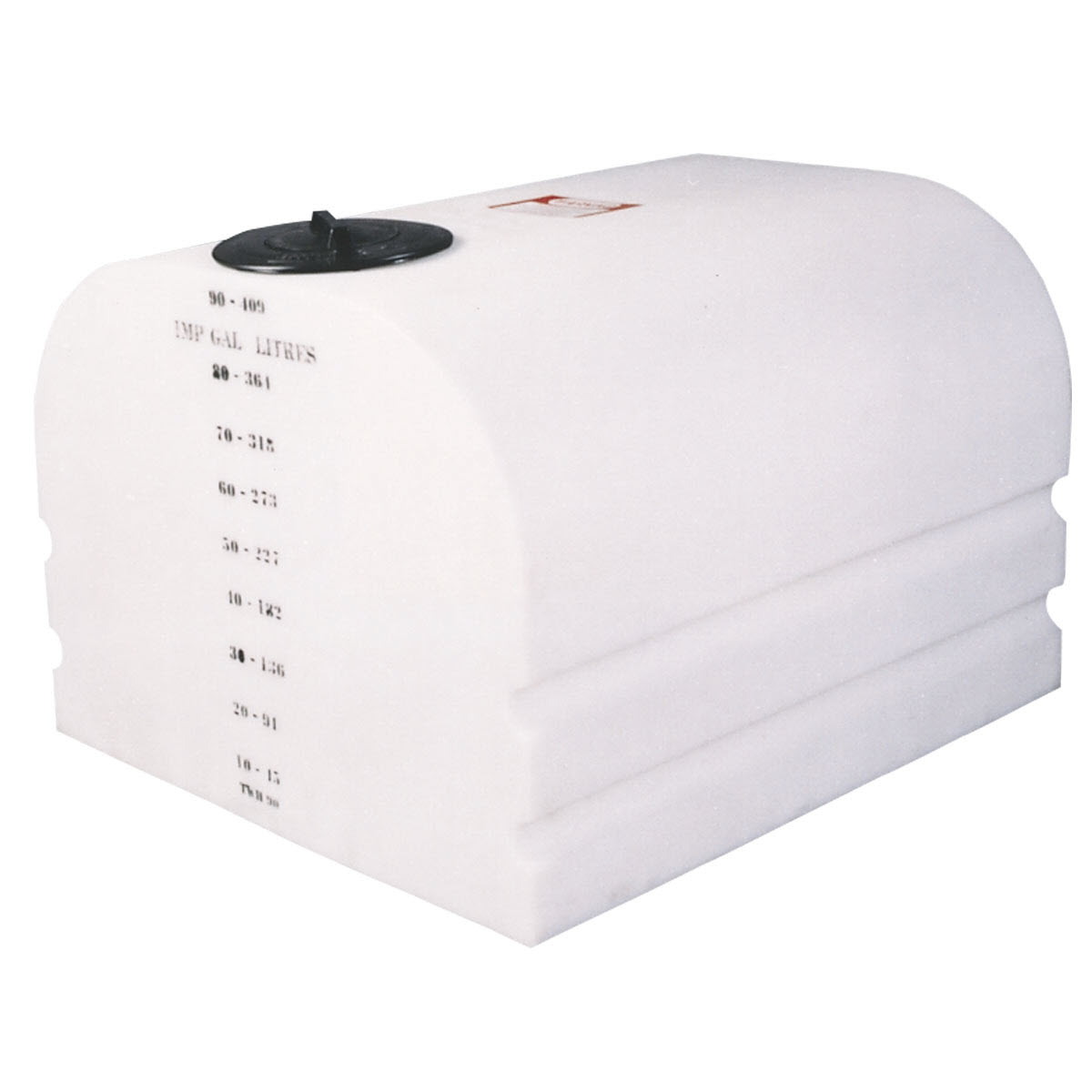 Loaf Style Transport Water Tank - White - 90 Gal