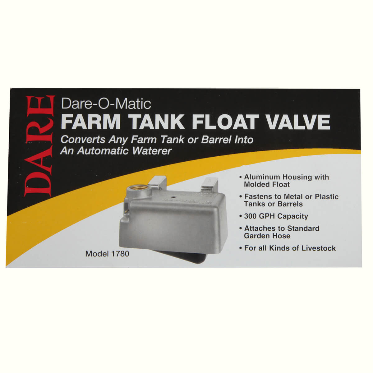 Dare Tank-O-Matic Float Valve - 1780