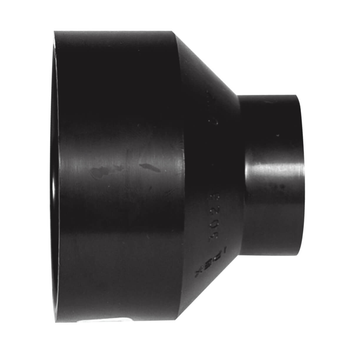 ABS-DWV Reducer Coupling - Hub - 3-in x 1-1/2-in