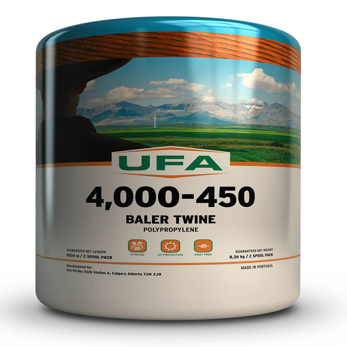 Polypropylene Twine Plastic 4000' - 1 spool of 4,000'