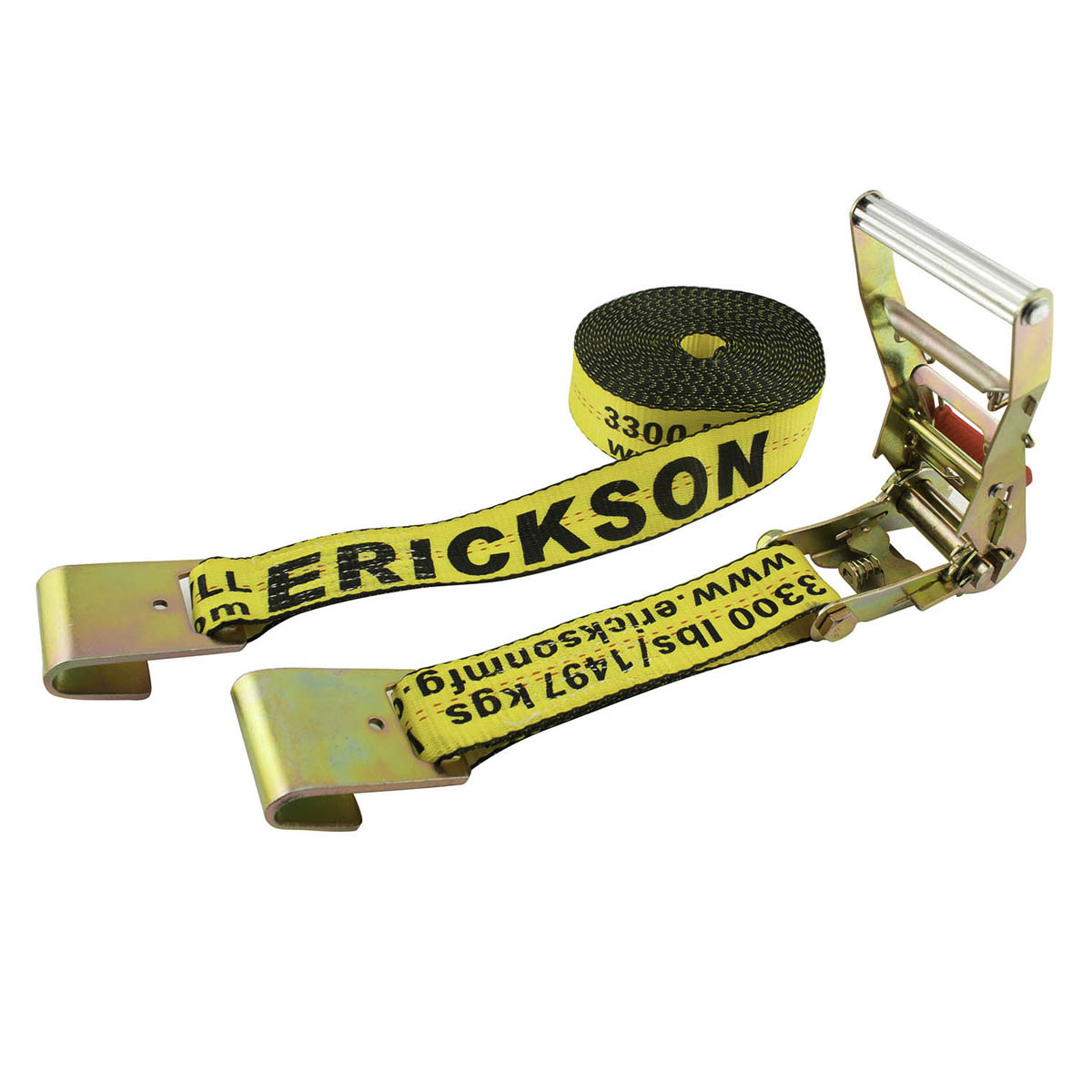 Erickson Long Handle Ratchet Strap - 2-in x 30-ft
