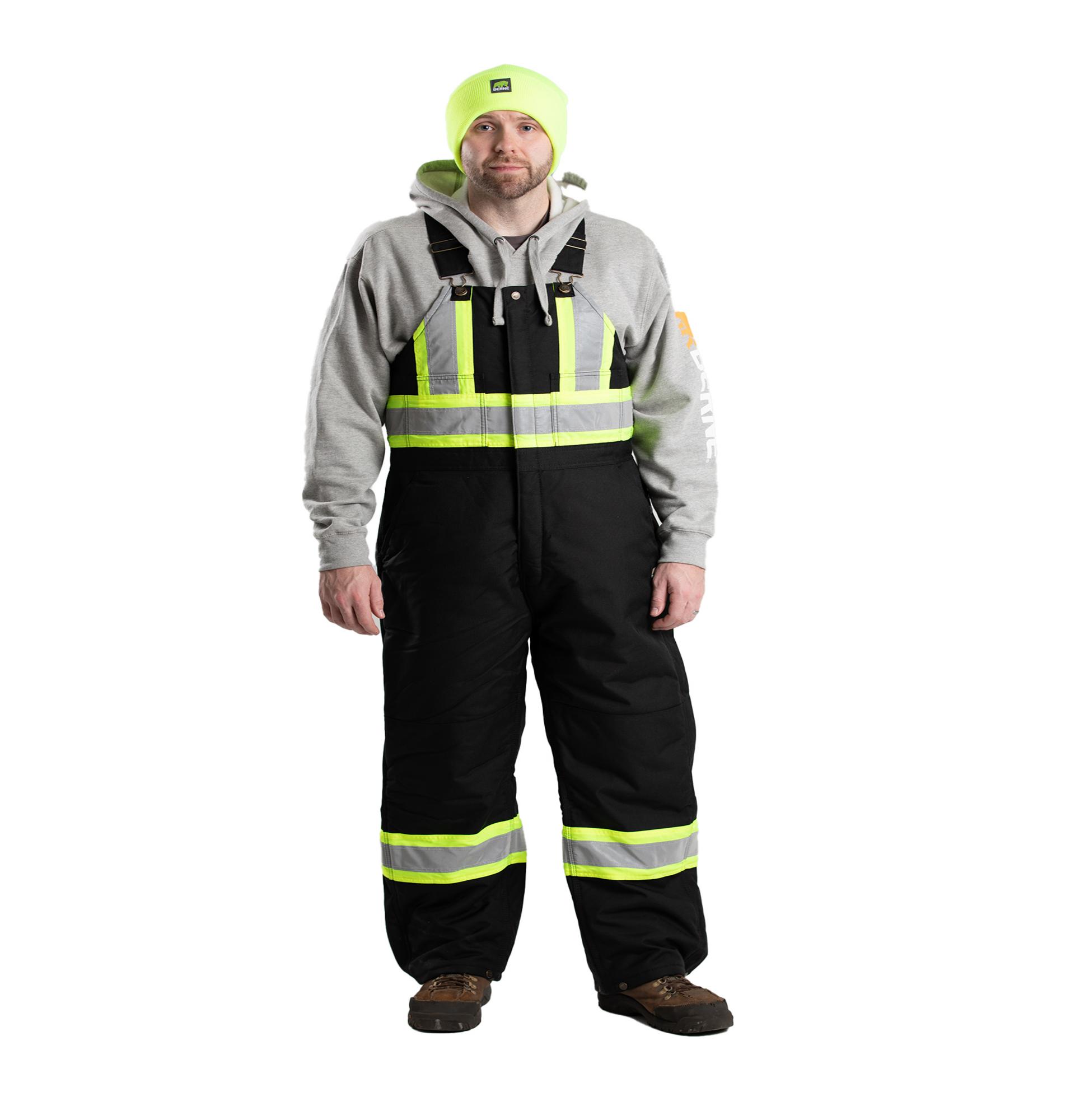 Safety Striped Arctic Insulated Bib Overall