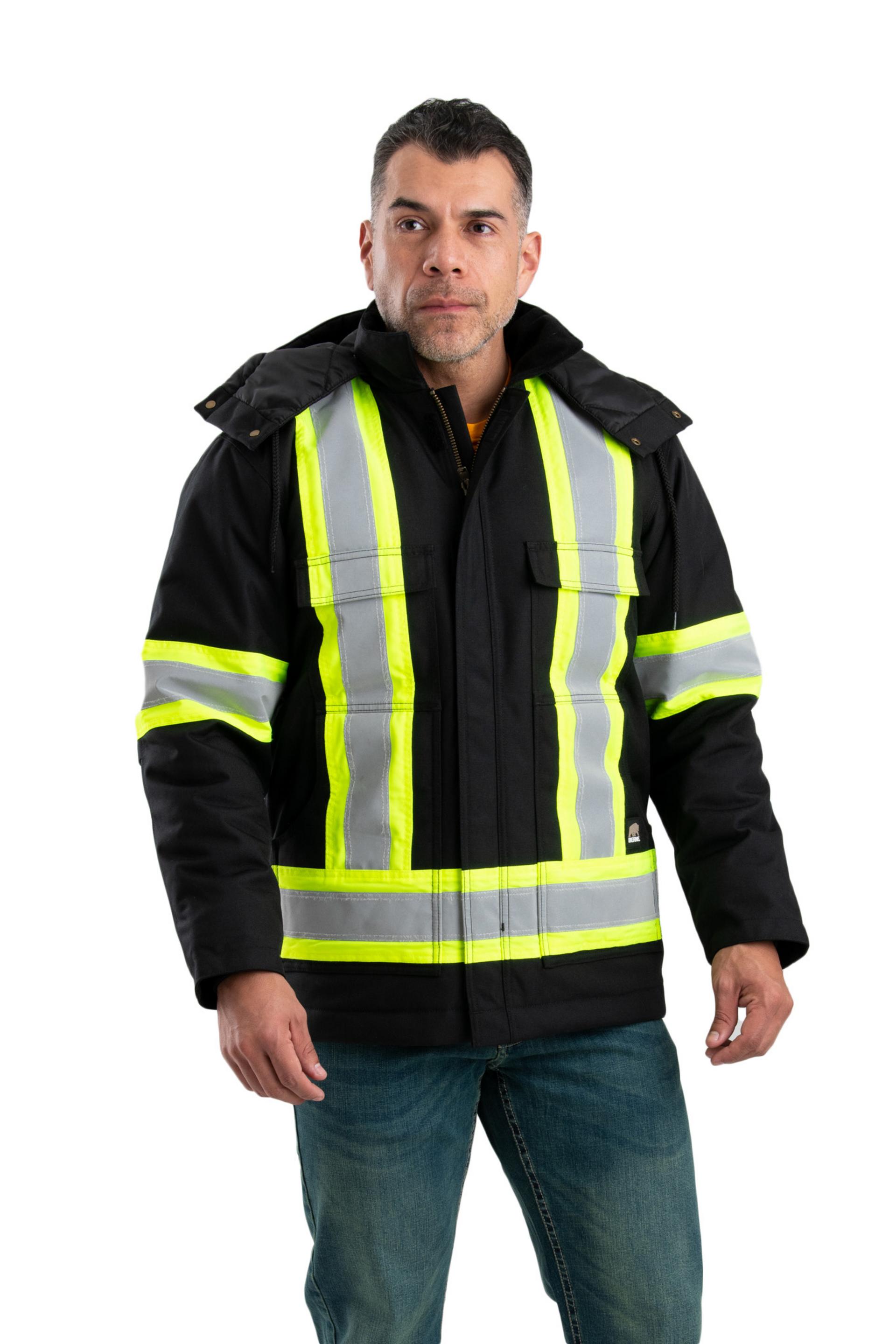 Safety Striped Arctic Insulated Chore Coat