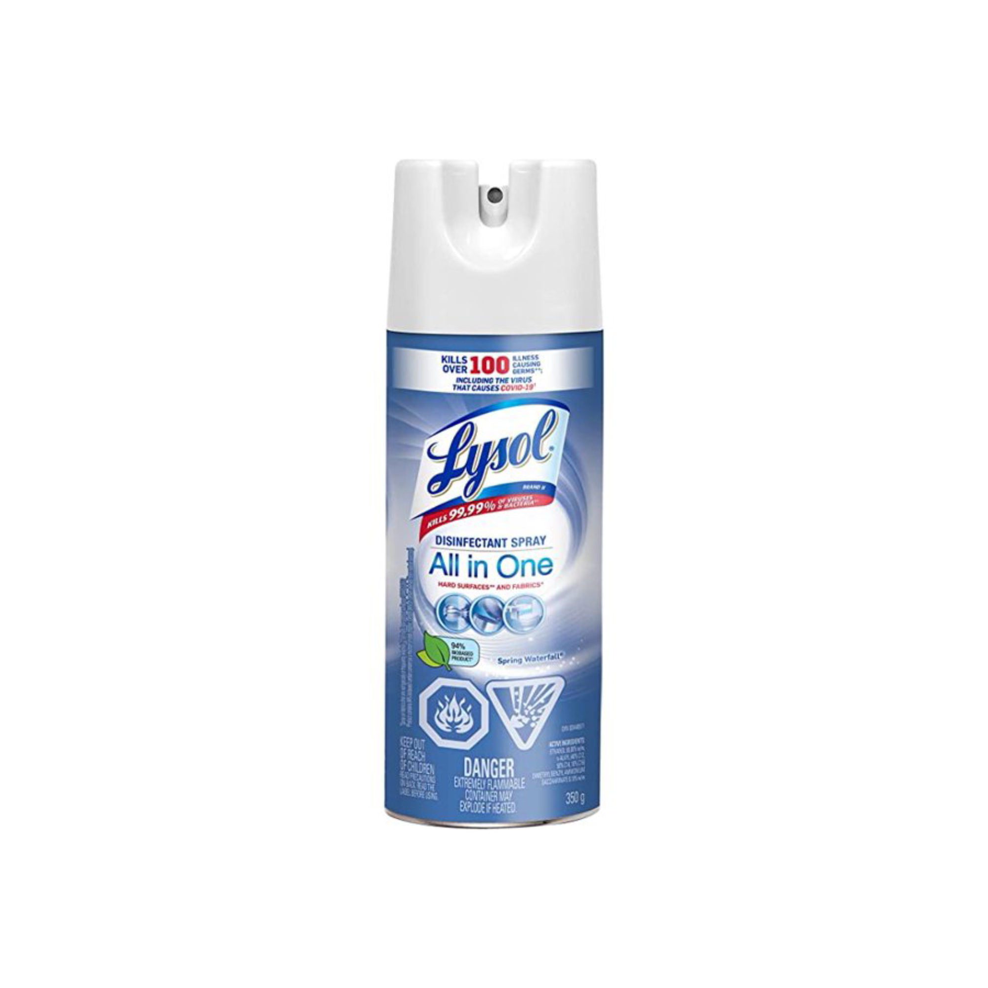 Lysol Disinfectant Spray, Crisp Linen, 350g