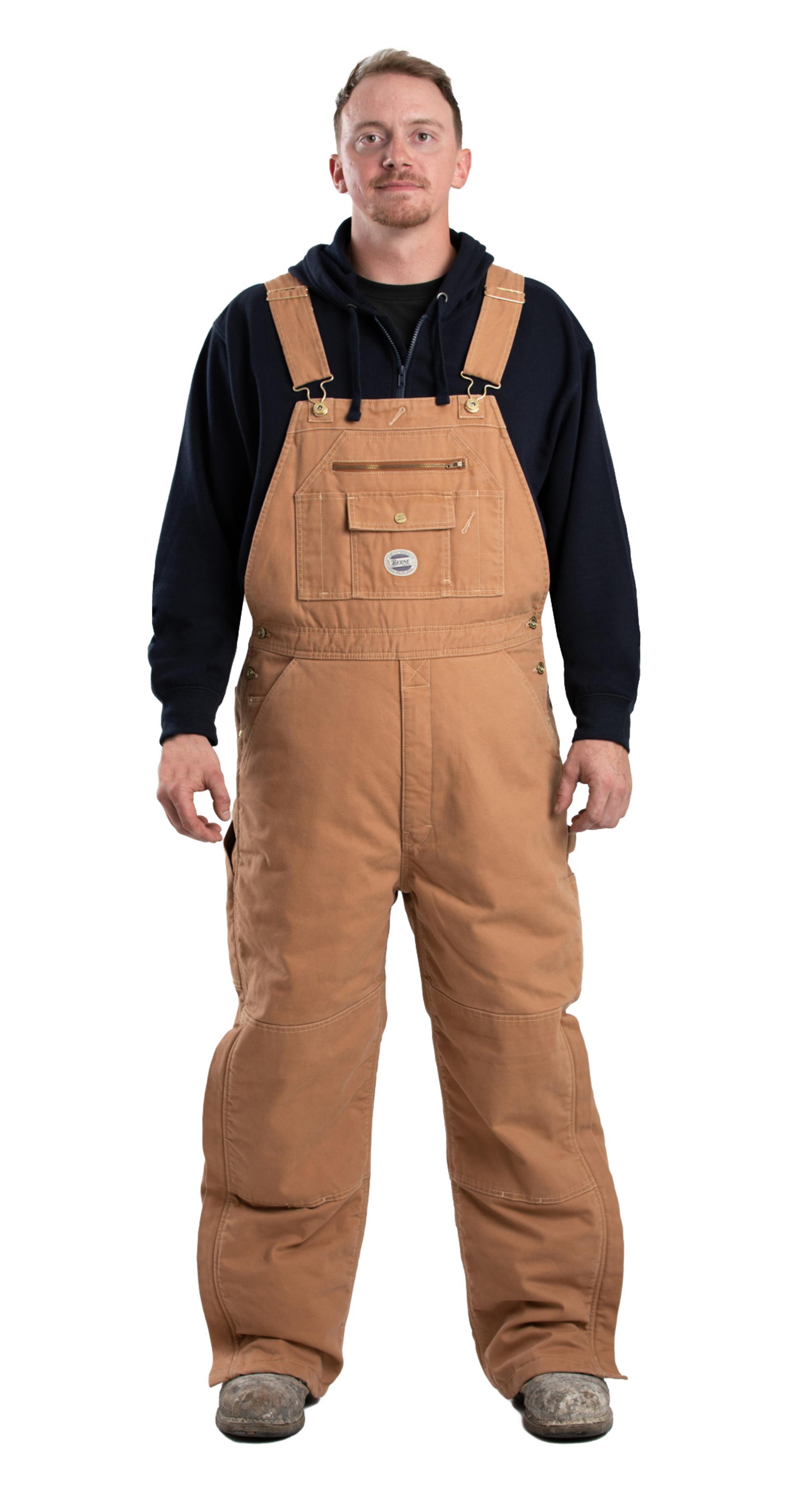 Vintage Washed Insulated Duck Bib Overall