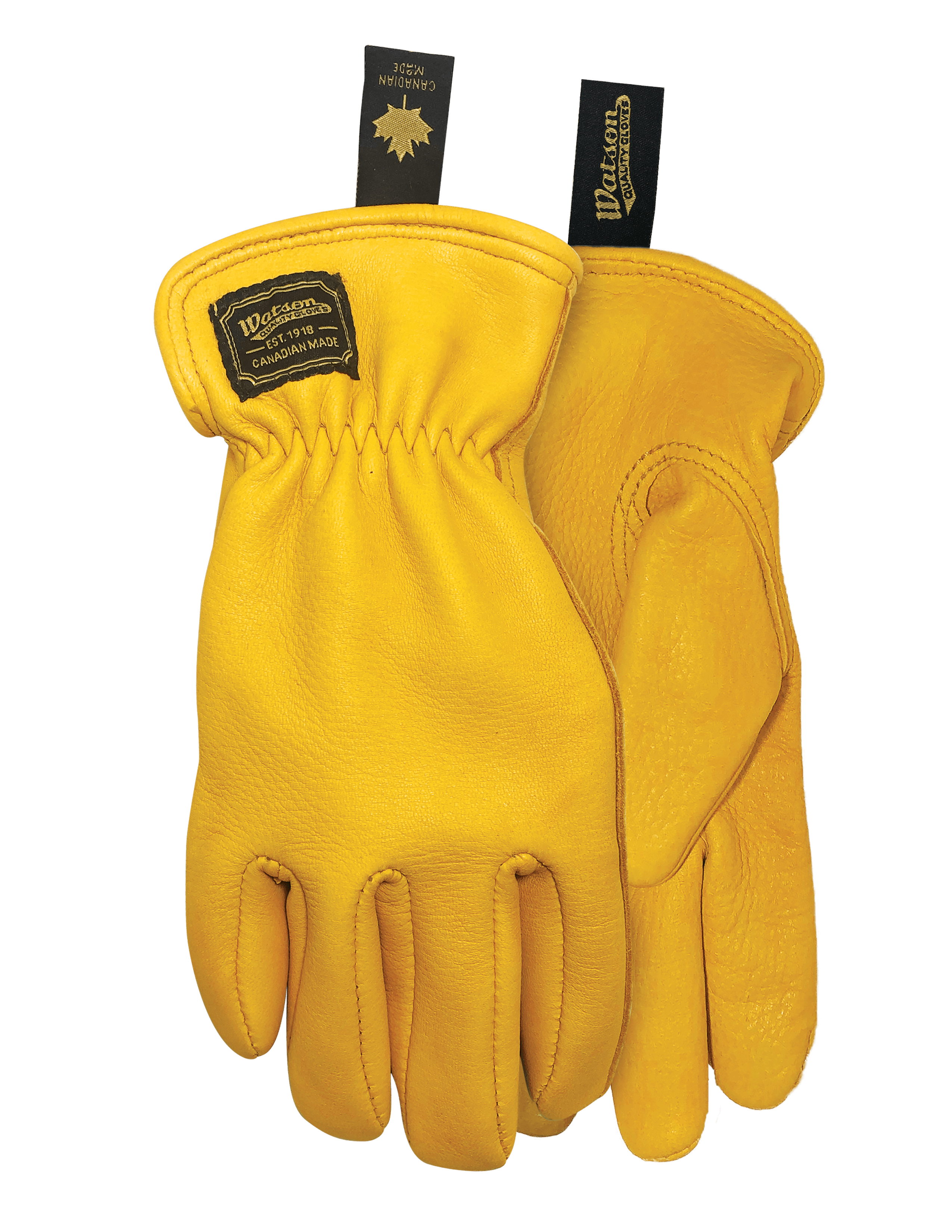 The Duke Lined Premium Leather Driver Style Gloves, Gold