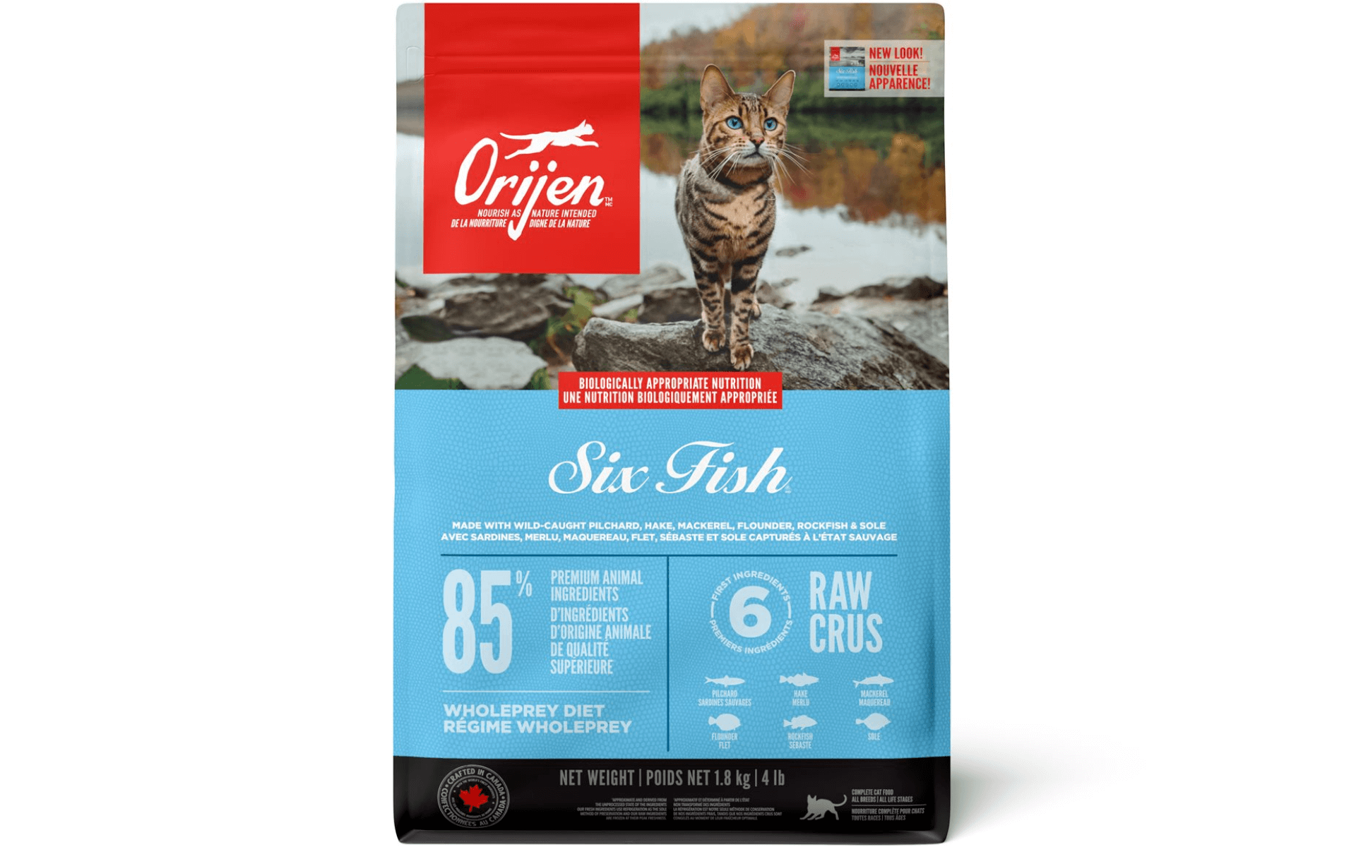 Orijen 6 Fish Grain-Free Dry Cat Food