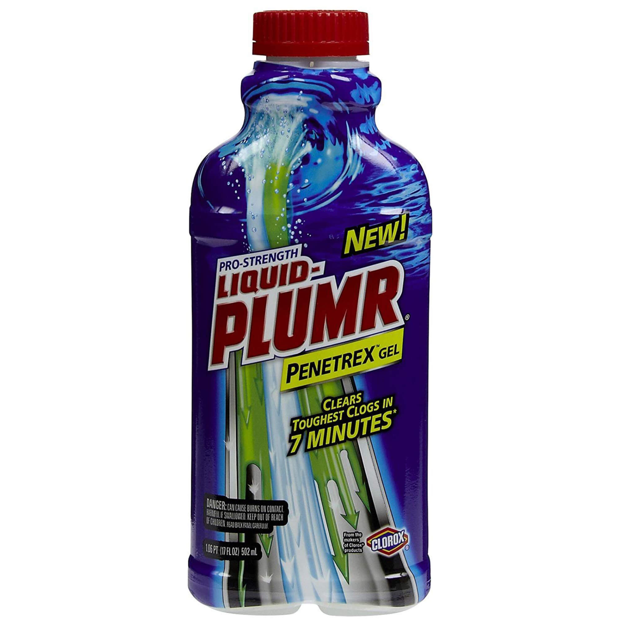 Clorox Liquid-Plumr 500ml Penetrex Gel Liquid Drain Cleaner