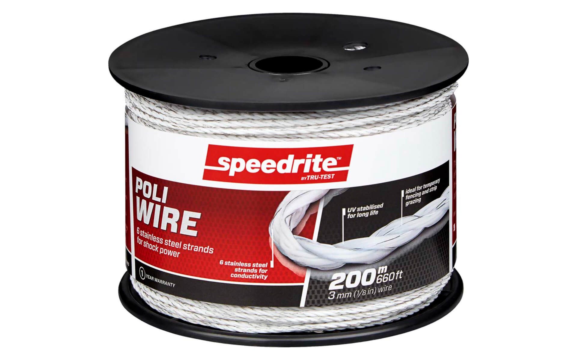 Speed.Poliwire 660ft/6 Str.Wh