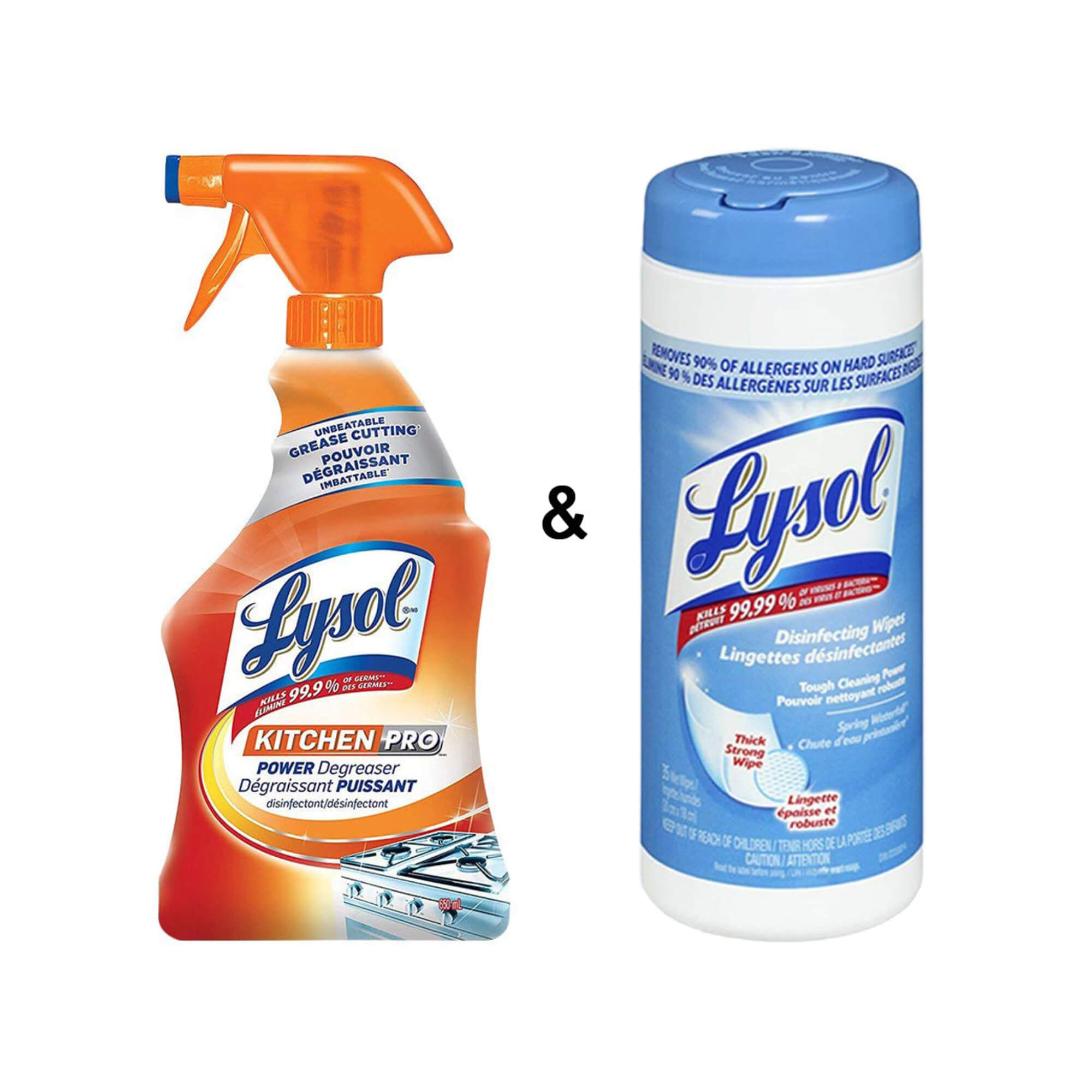 Lysol Antibacterial Kitchen Cleaner & Disinfecting Wipe 35ct