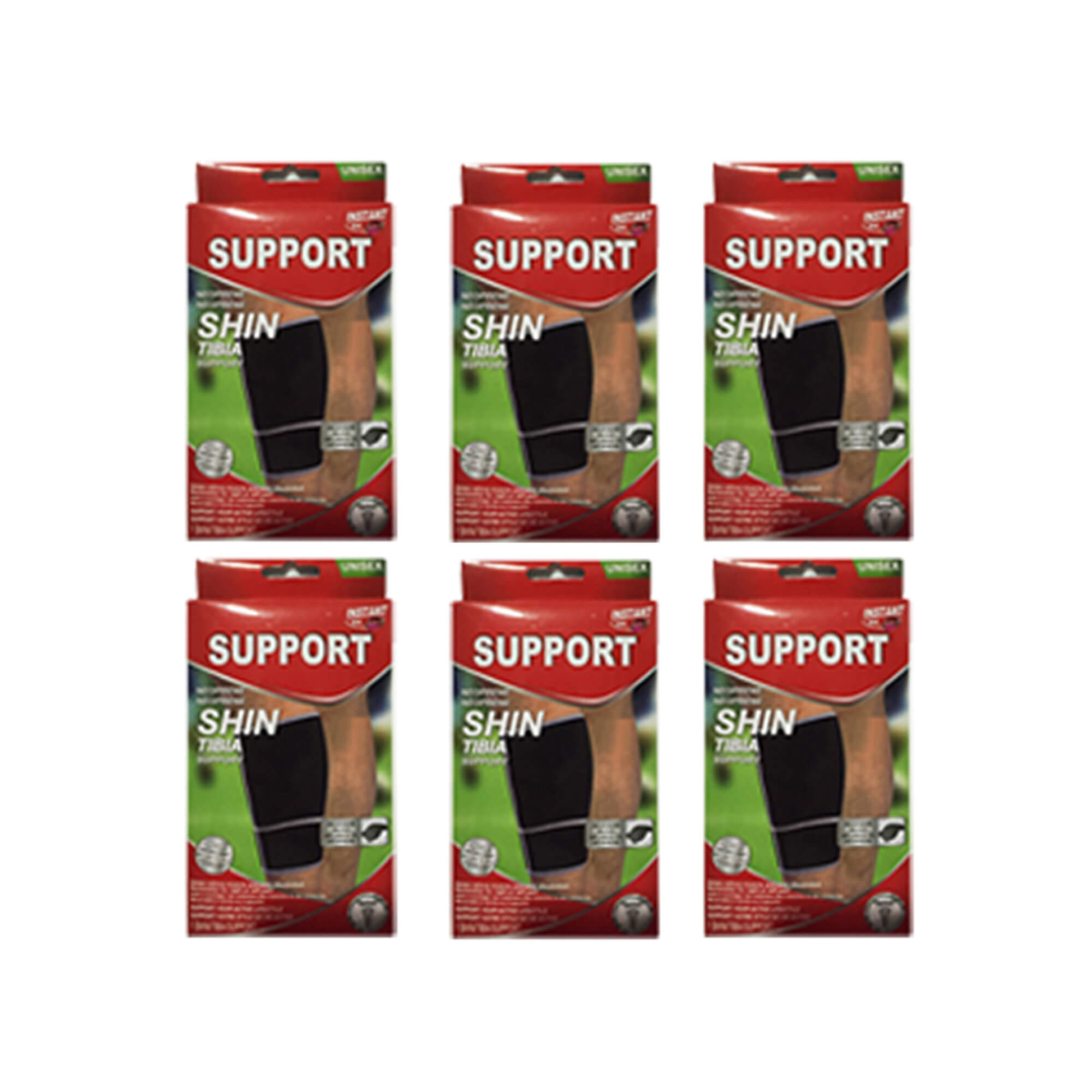 Instant Aid Shin Support (Pack of 6) 312949 By Purest