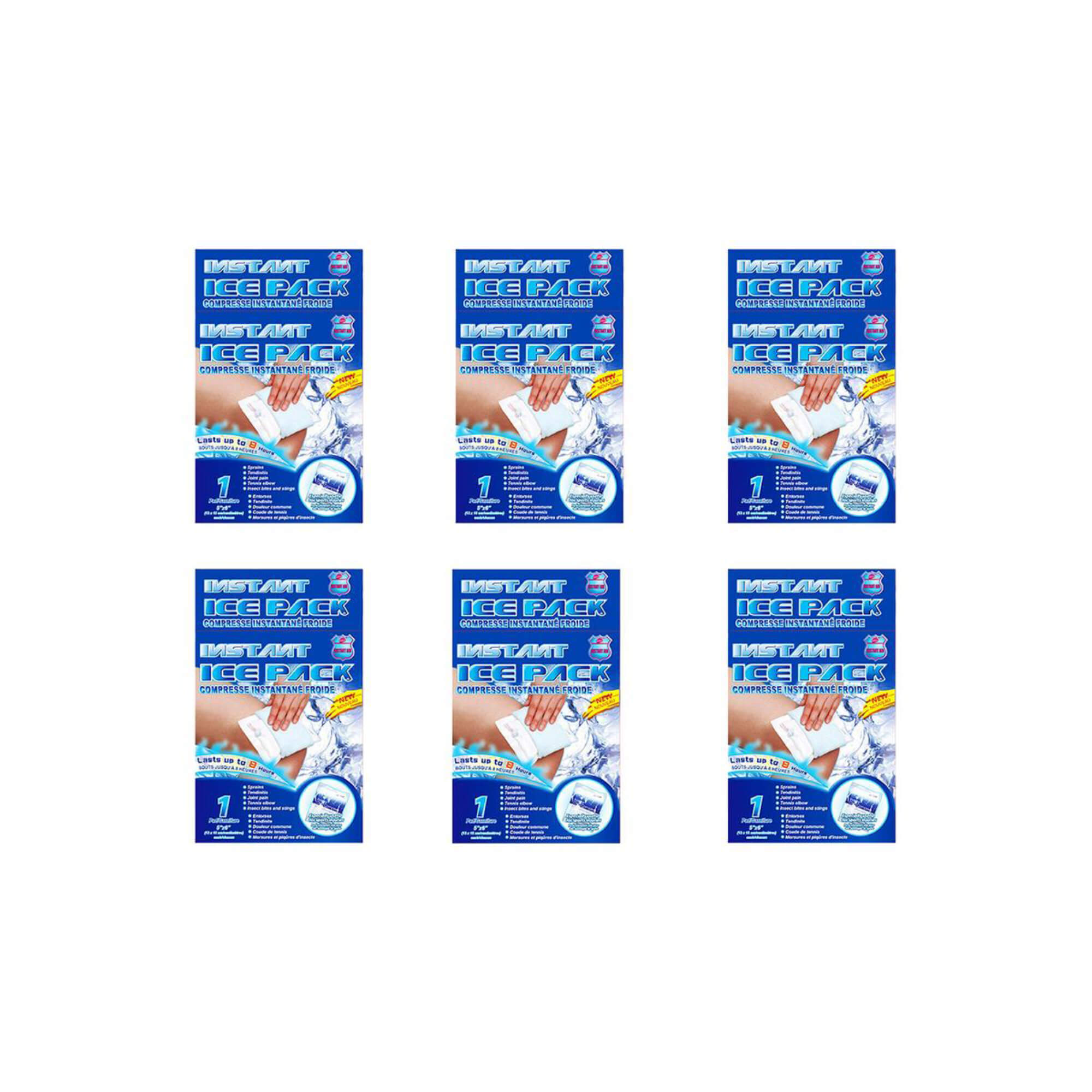 Purest Instant Aid- Instant Ice Pack - Pack of 6