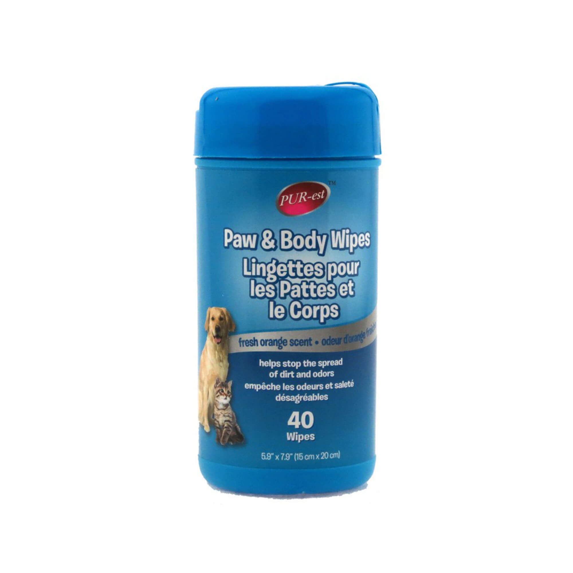 Purest Pet Paw & Body Wipes Fresh Org 40ct