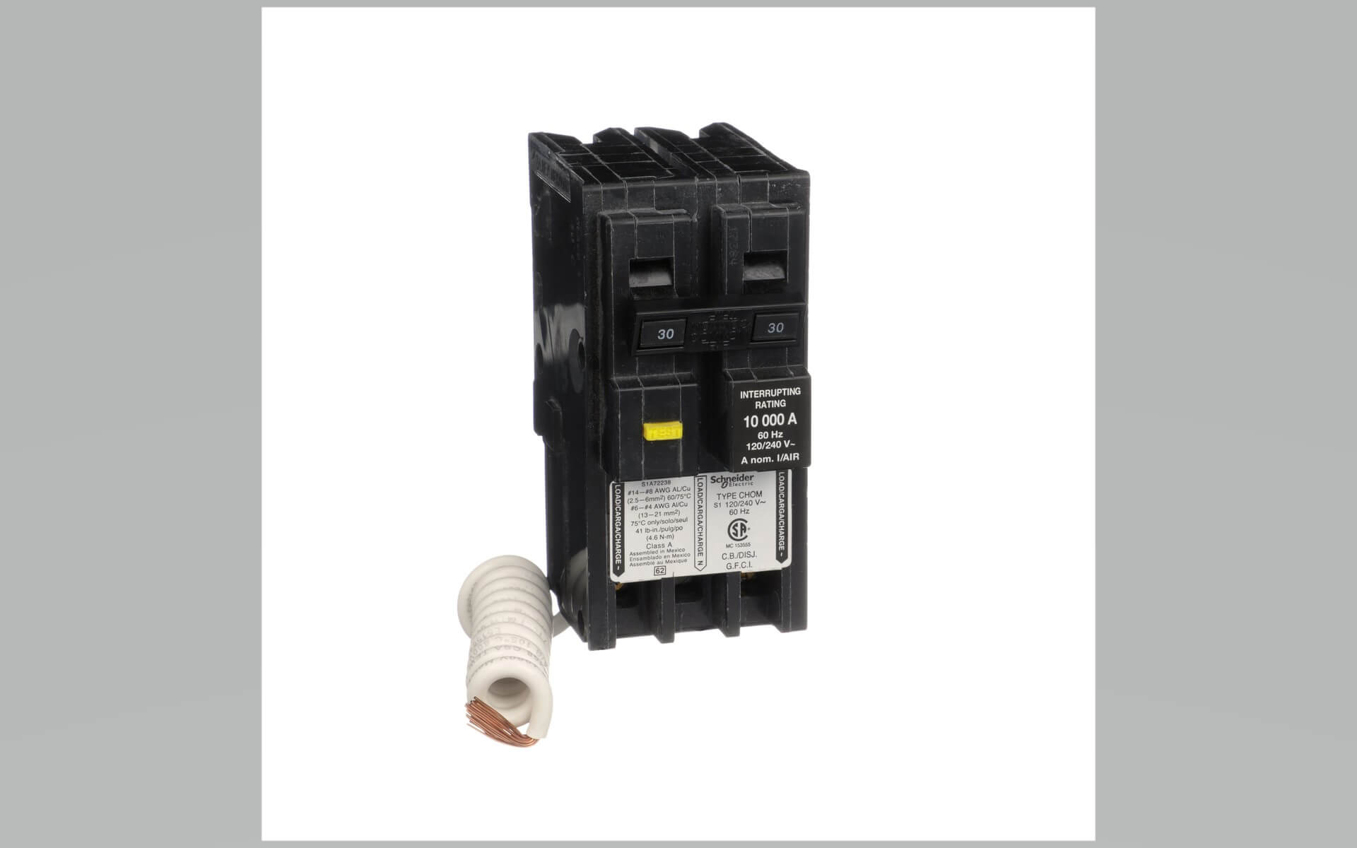 Homeline Circuit120v 30a 2p Ground Fault Interrupter 5ma