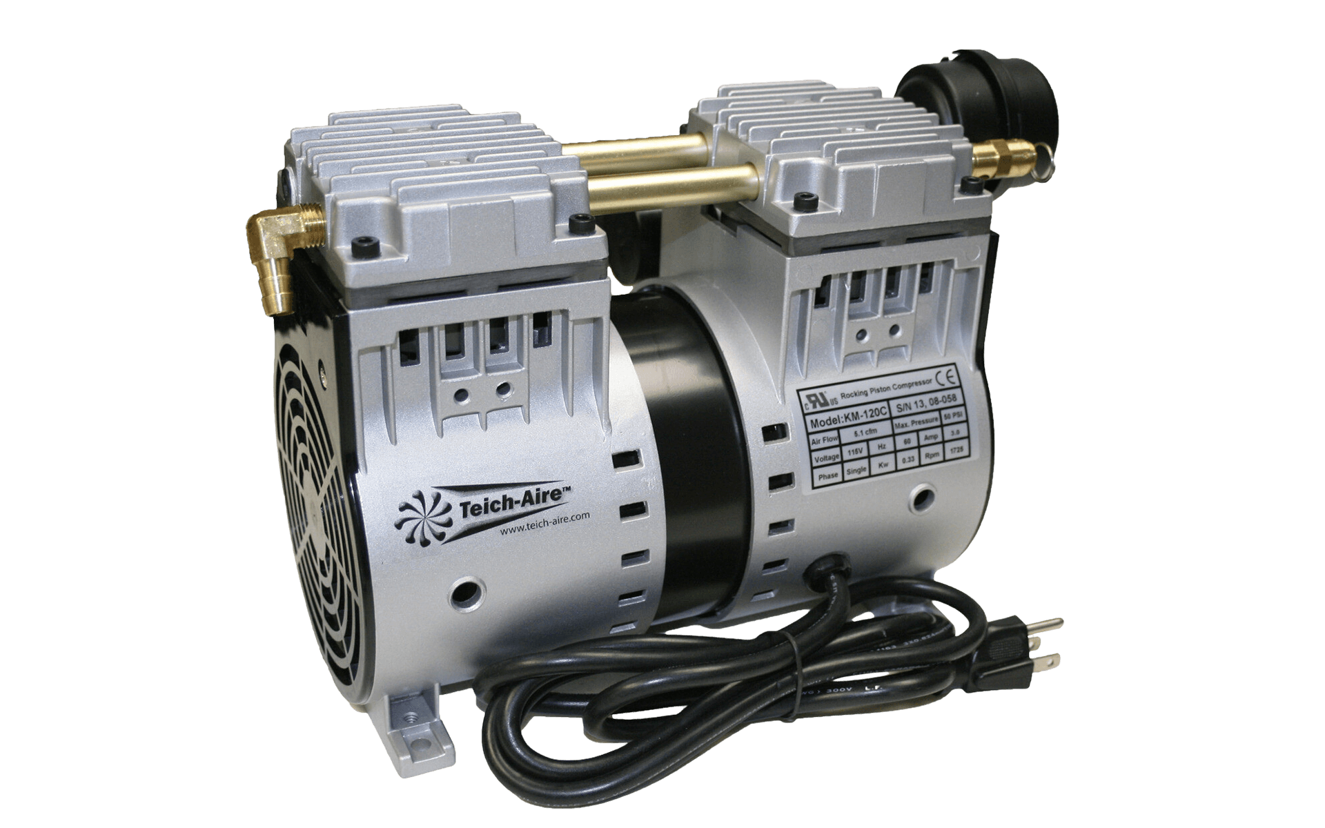 Teich-Aire KM-120 1/2 HP Dugout Aeration Compressor (120V)