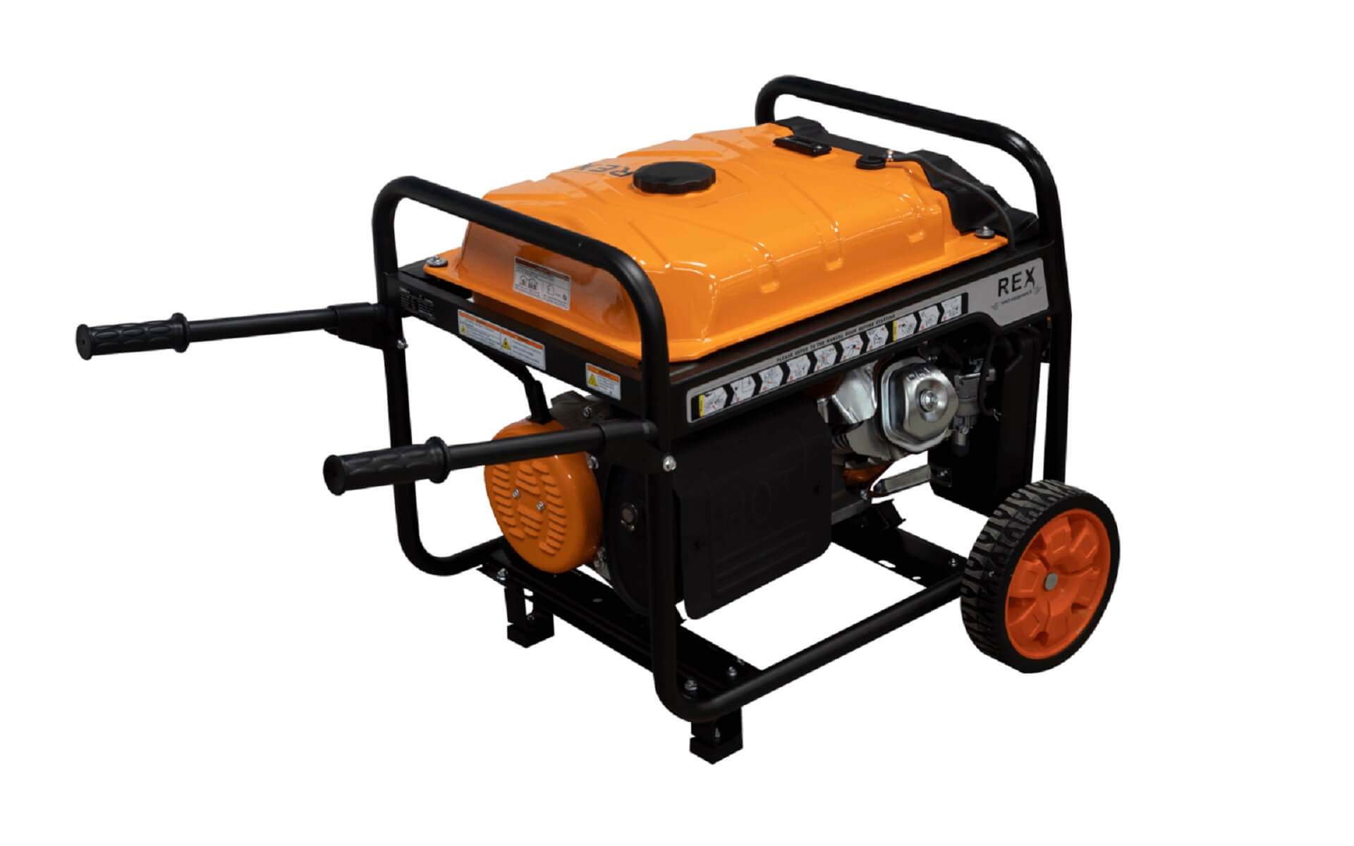 Open Frame Generator. 7000W Max. Output. Electric Start