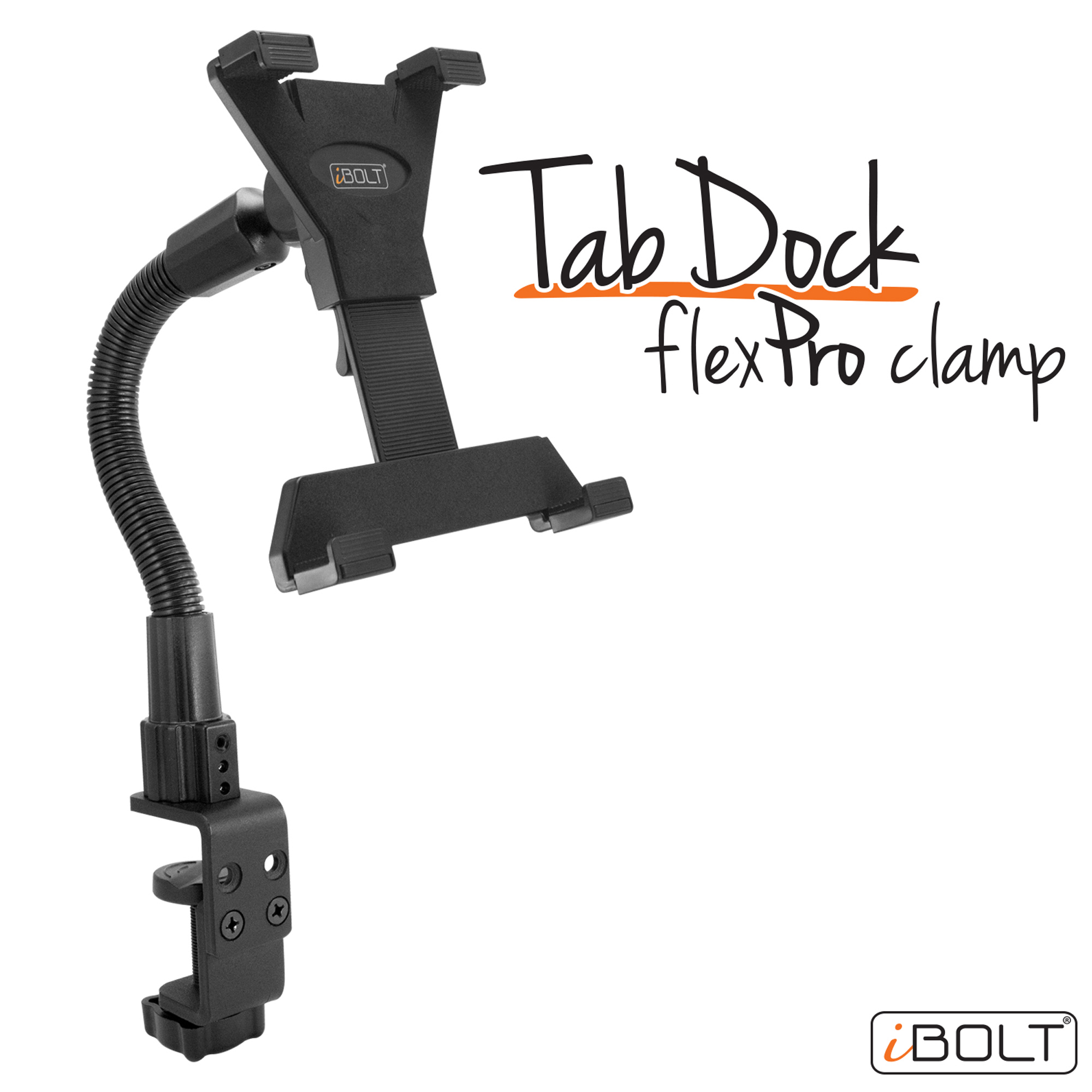 iBOLT TabDock FlexPro Clamp for 7-10" Tablets