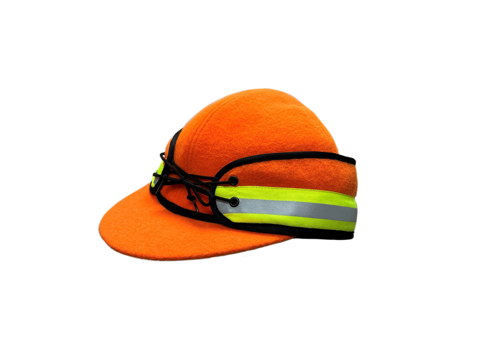 Railroad Hat with Reflective - Blaze Orange