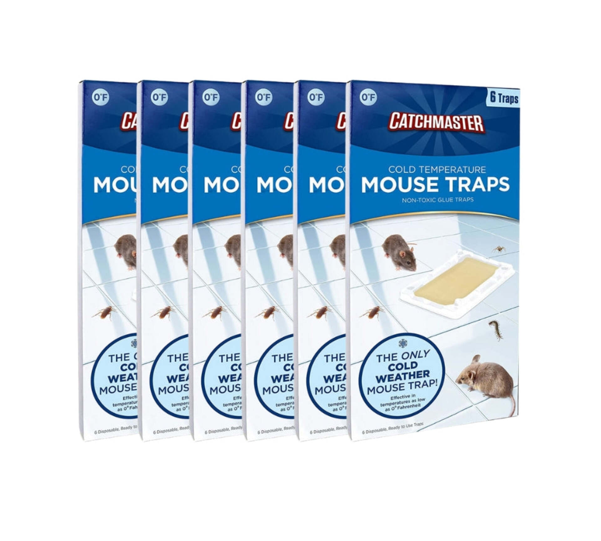 CatchMaster Cold Temperature Mouse Size Glue Traps