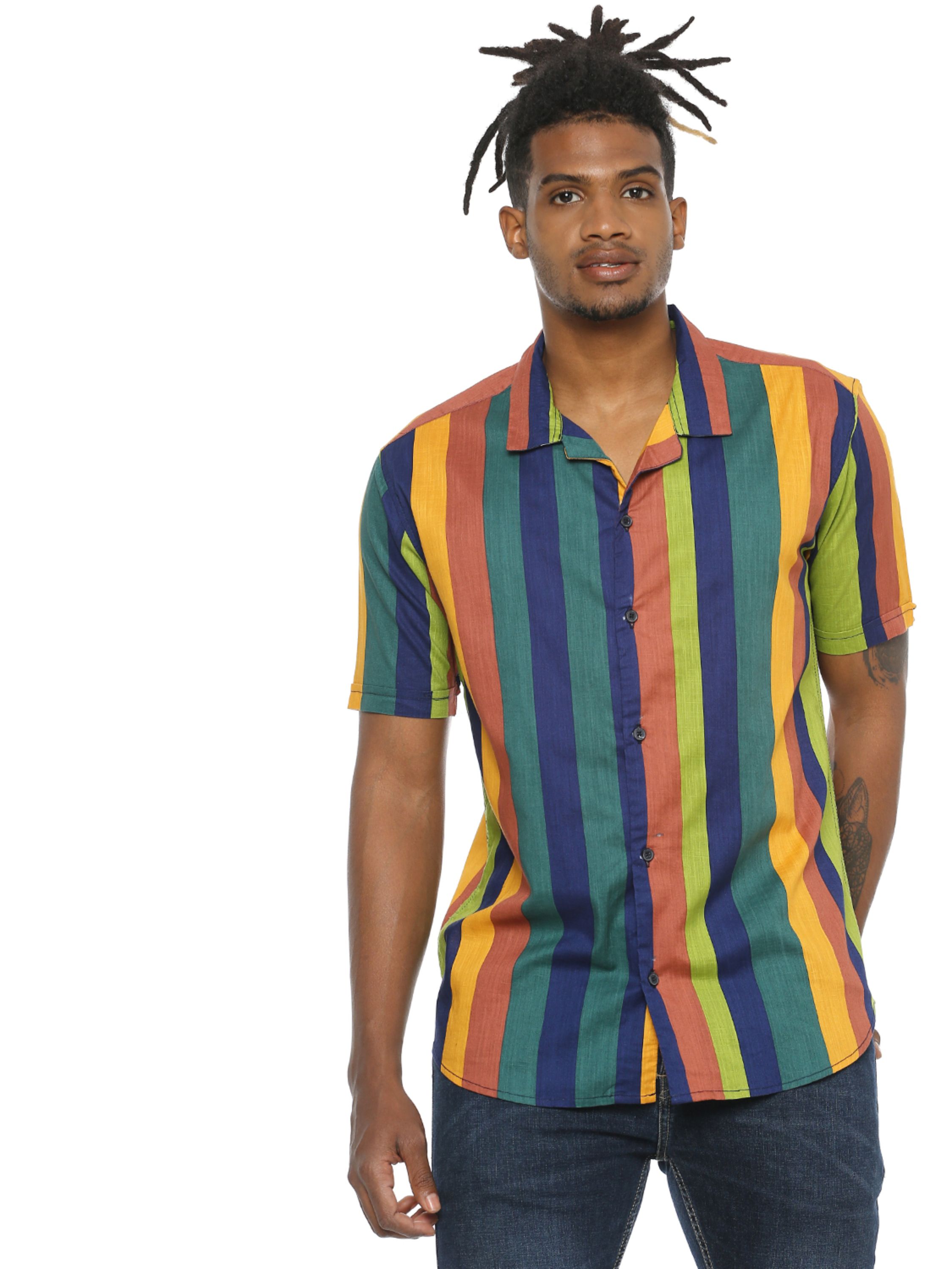 Men Multicolor Stylish Casual Shirt