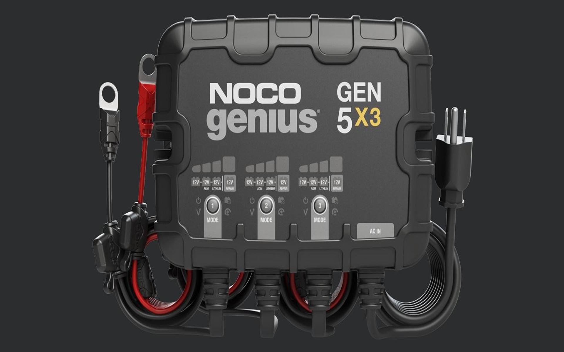 NOCO Genius GEN5X3, 3-Bank, 15-Amp
