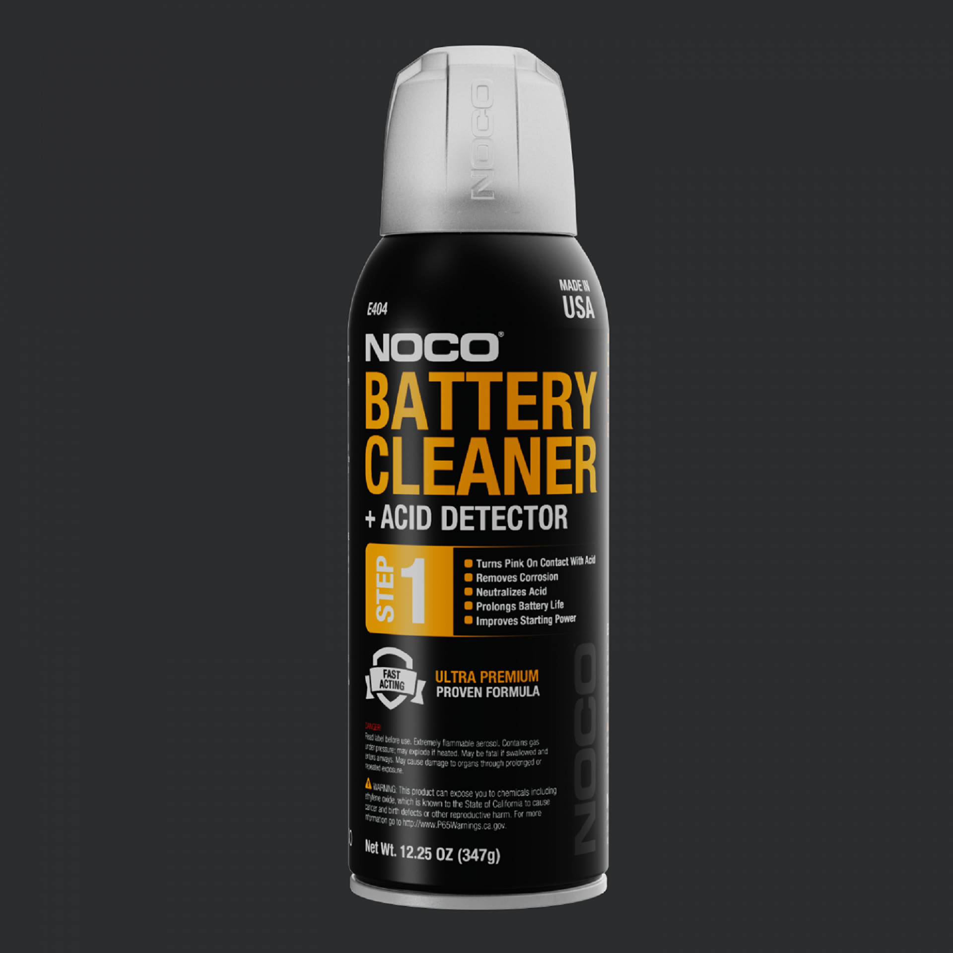 E404 Battery Terminal Cleaner with Acid Detector 12.25 Oz