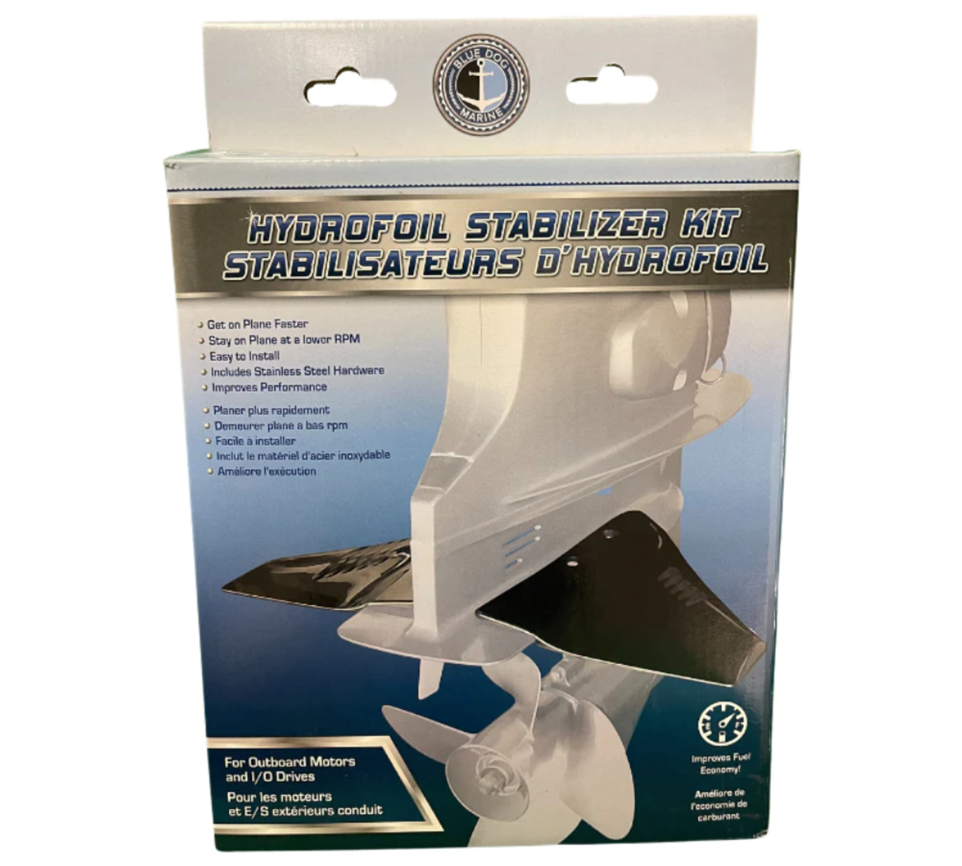 Blue Dog Marine Hydrofoil Stabilizer Kit