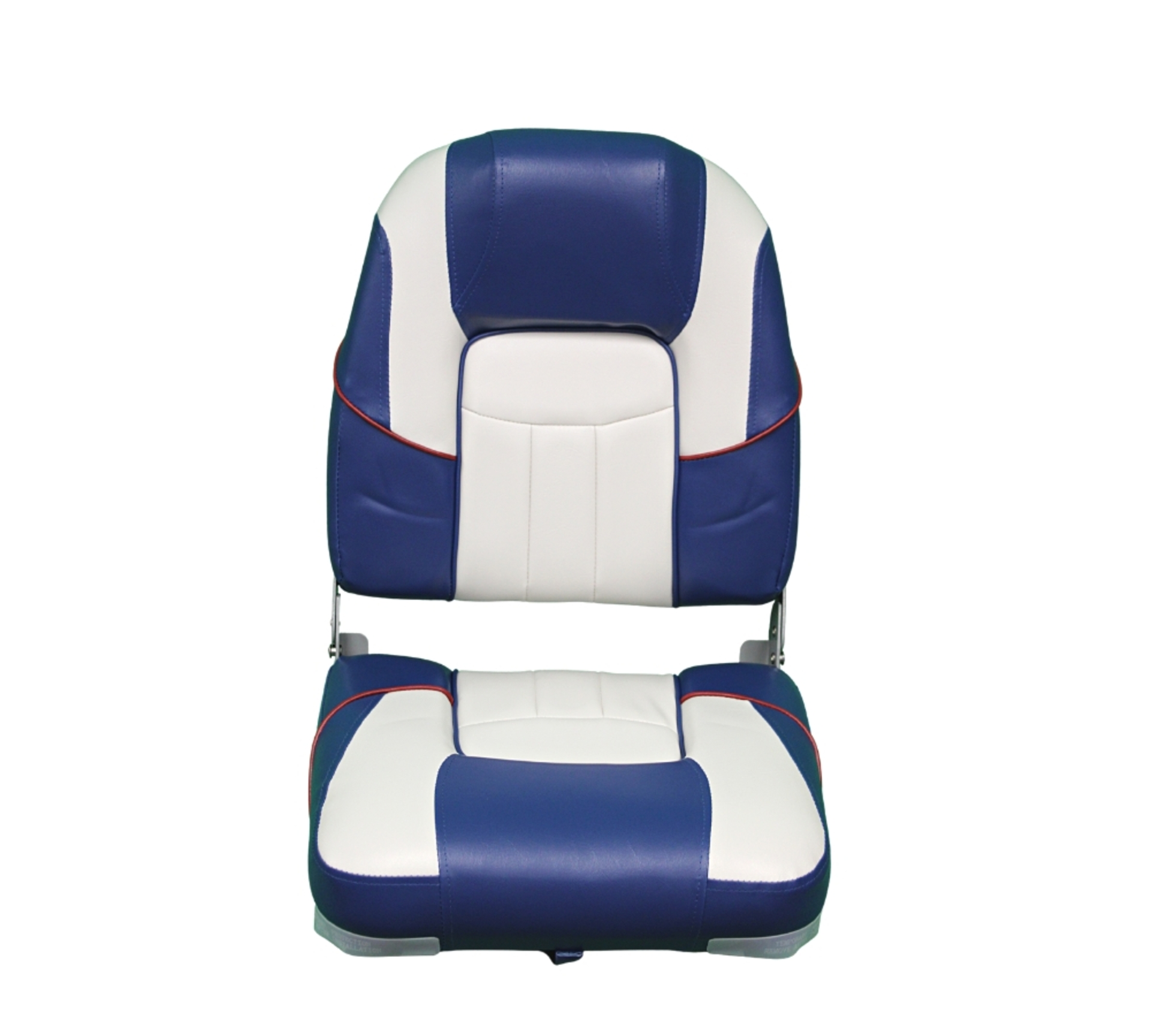 Blue Dog Marine Premium Folding Boat Seat (Blue/White)