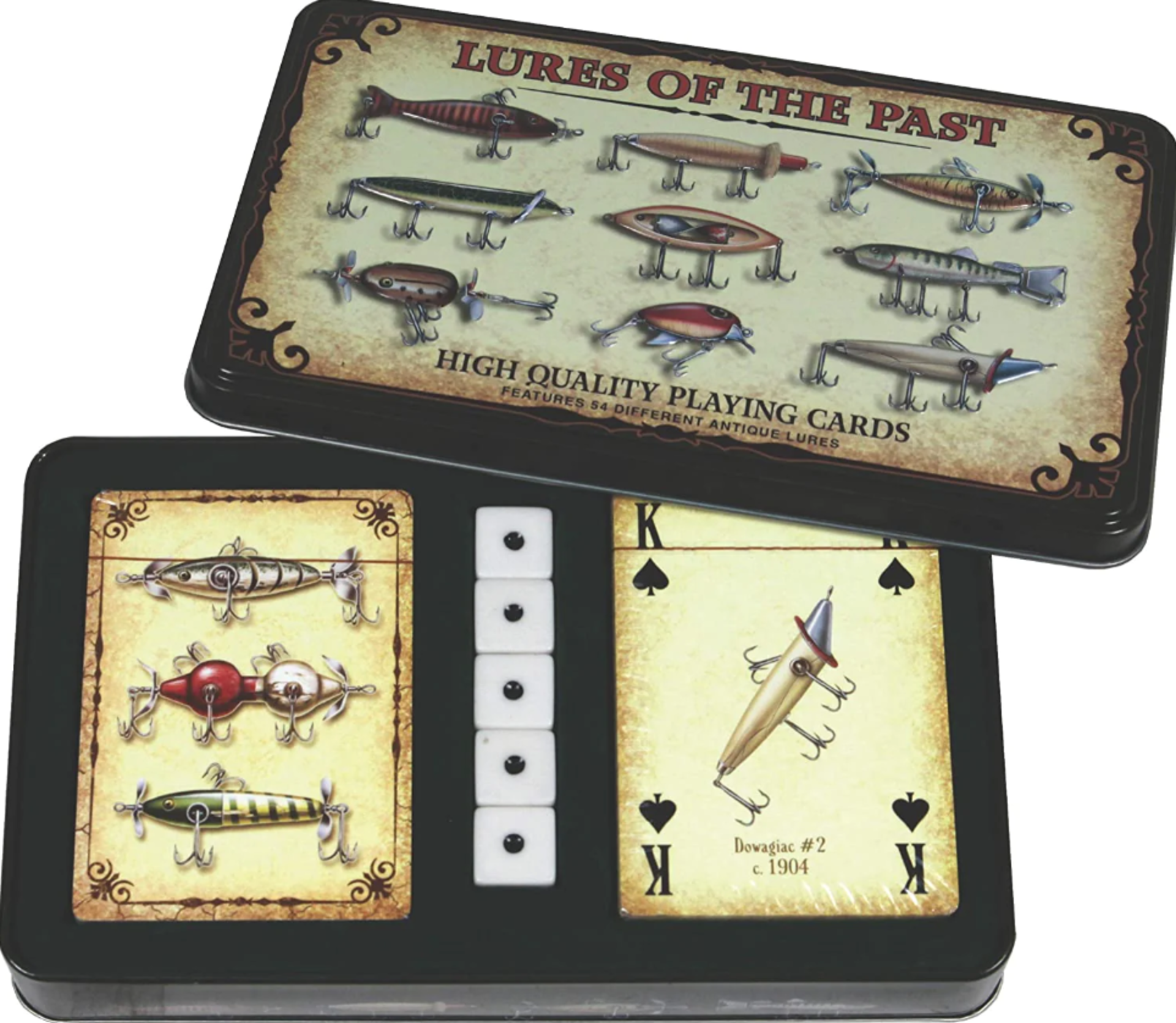 Rivers Edge Products Playing Cards - Lures of the Past