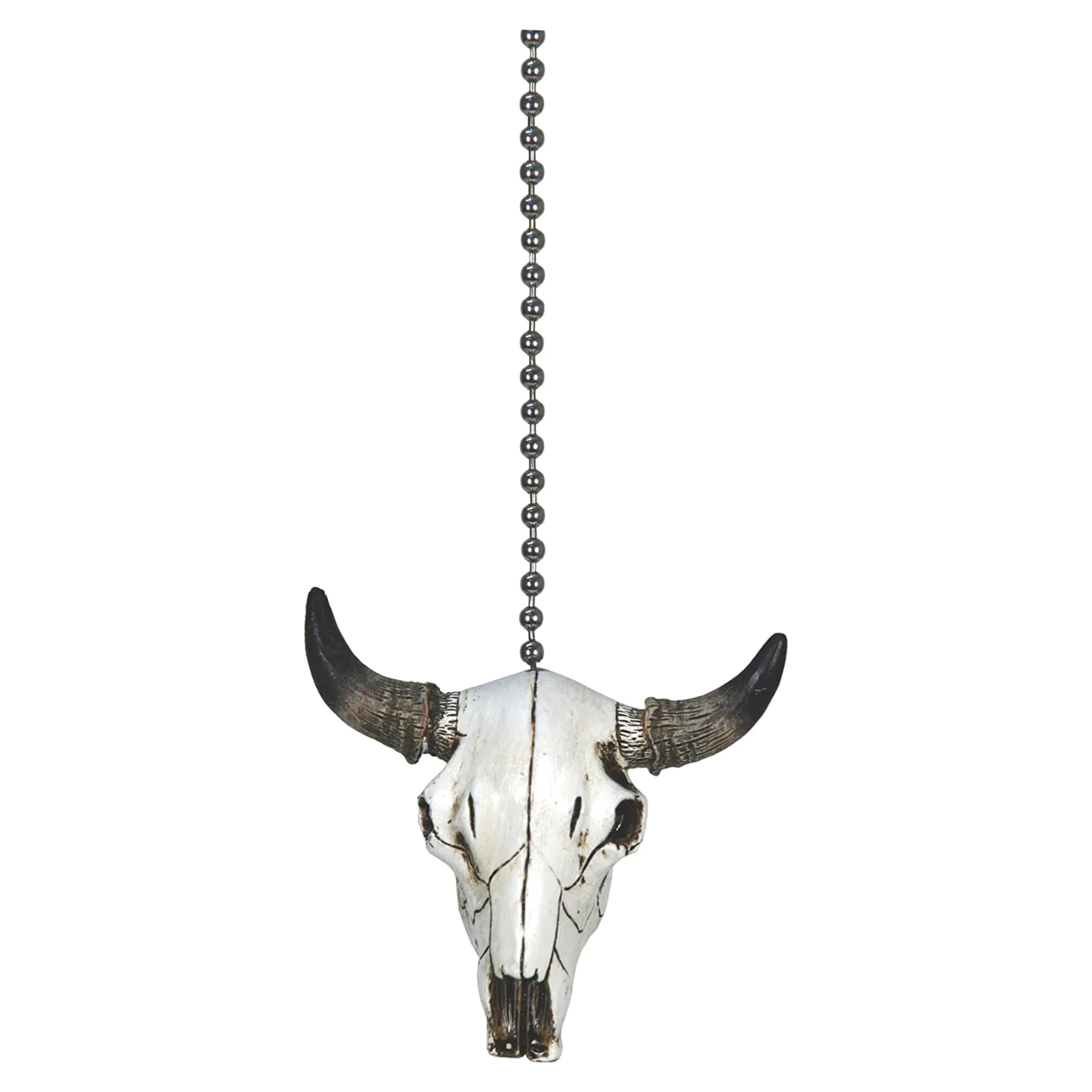 Rivers Edge Products Skull Fan Pull - White