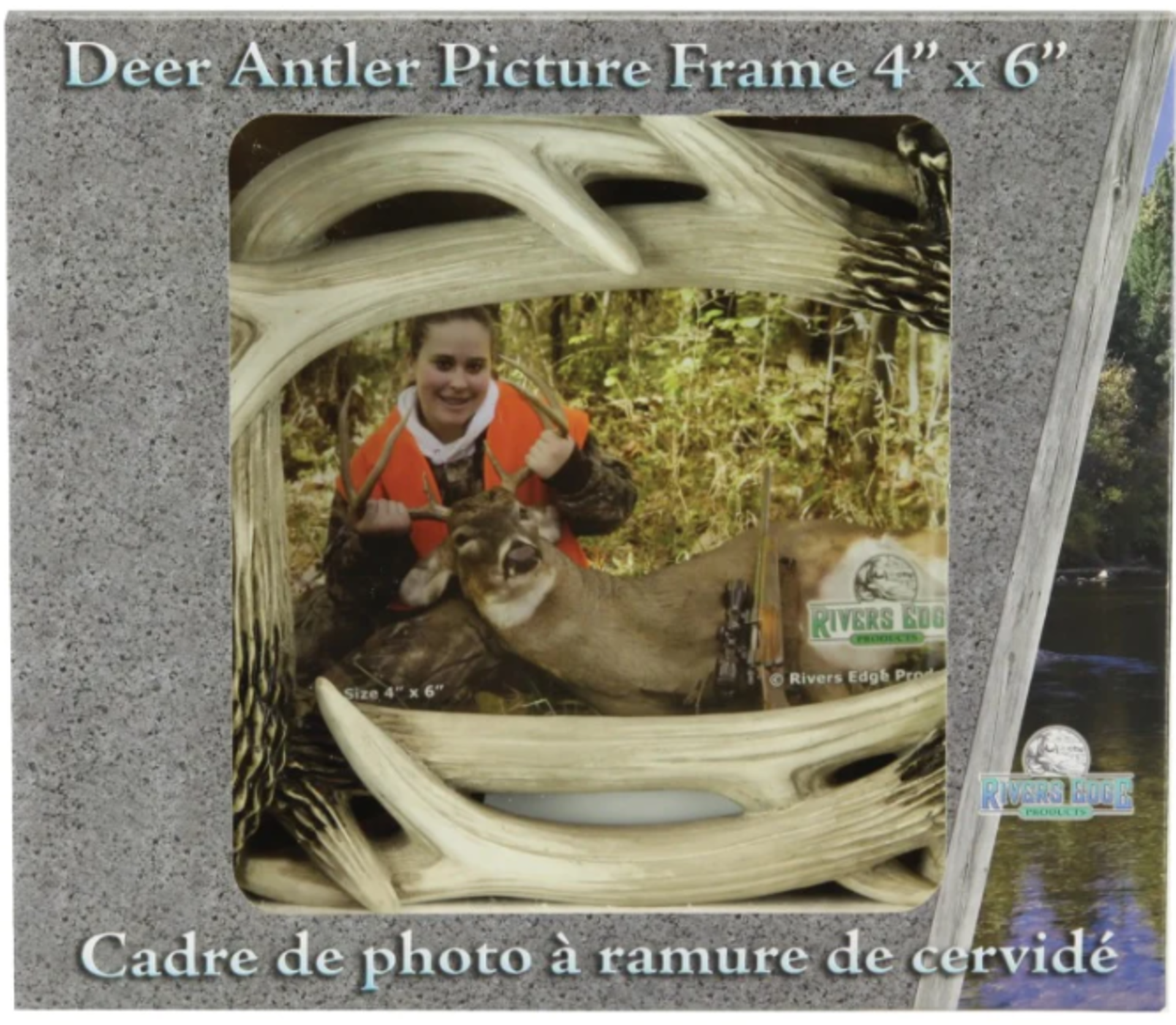 Rivers Edge Products Picture Frame 4x6 Antler