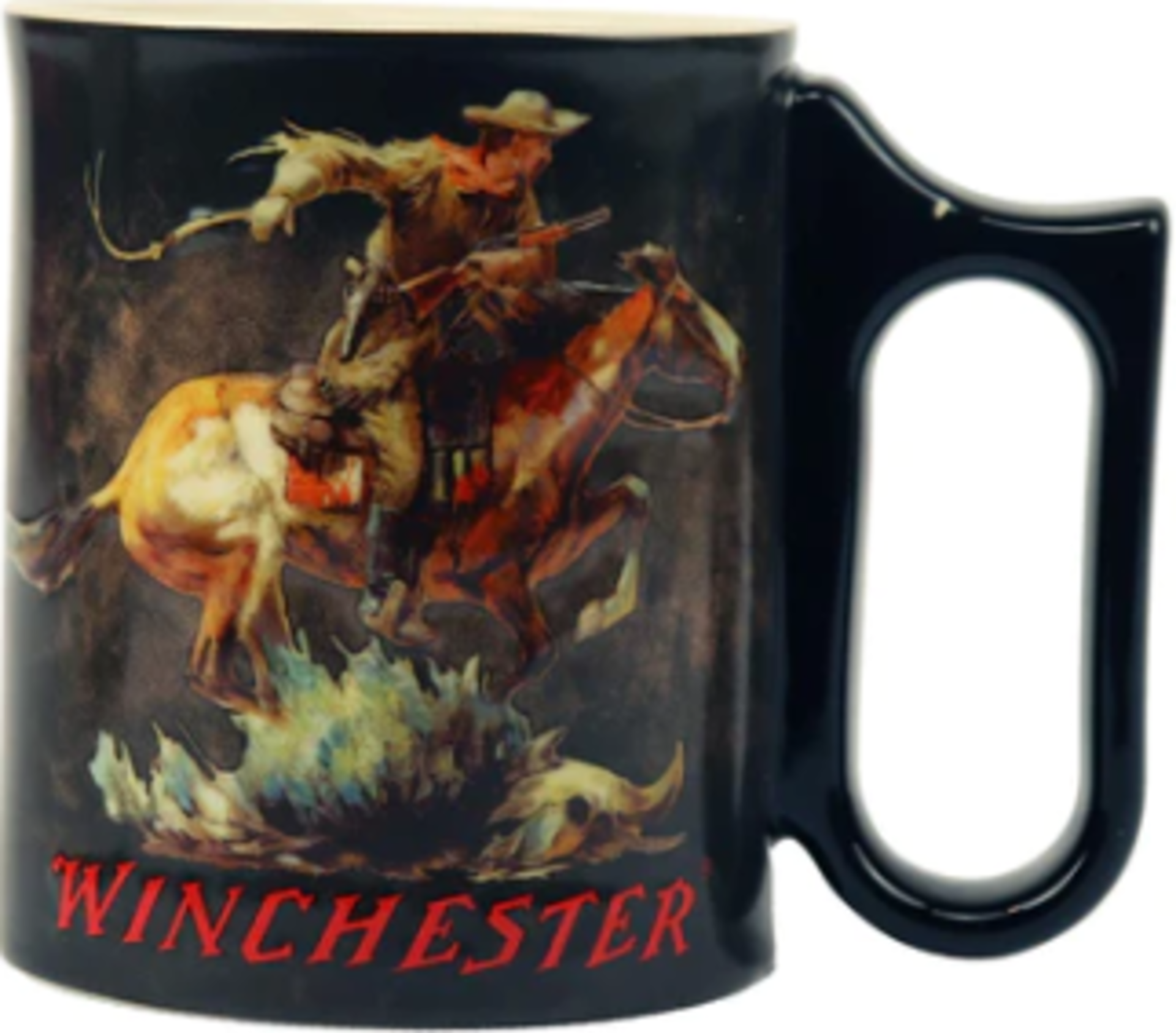 Rivers Edge Products Coffee Mug 3D - Winches Horse/Rider