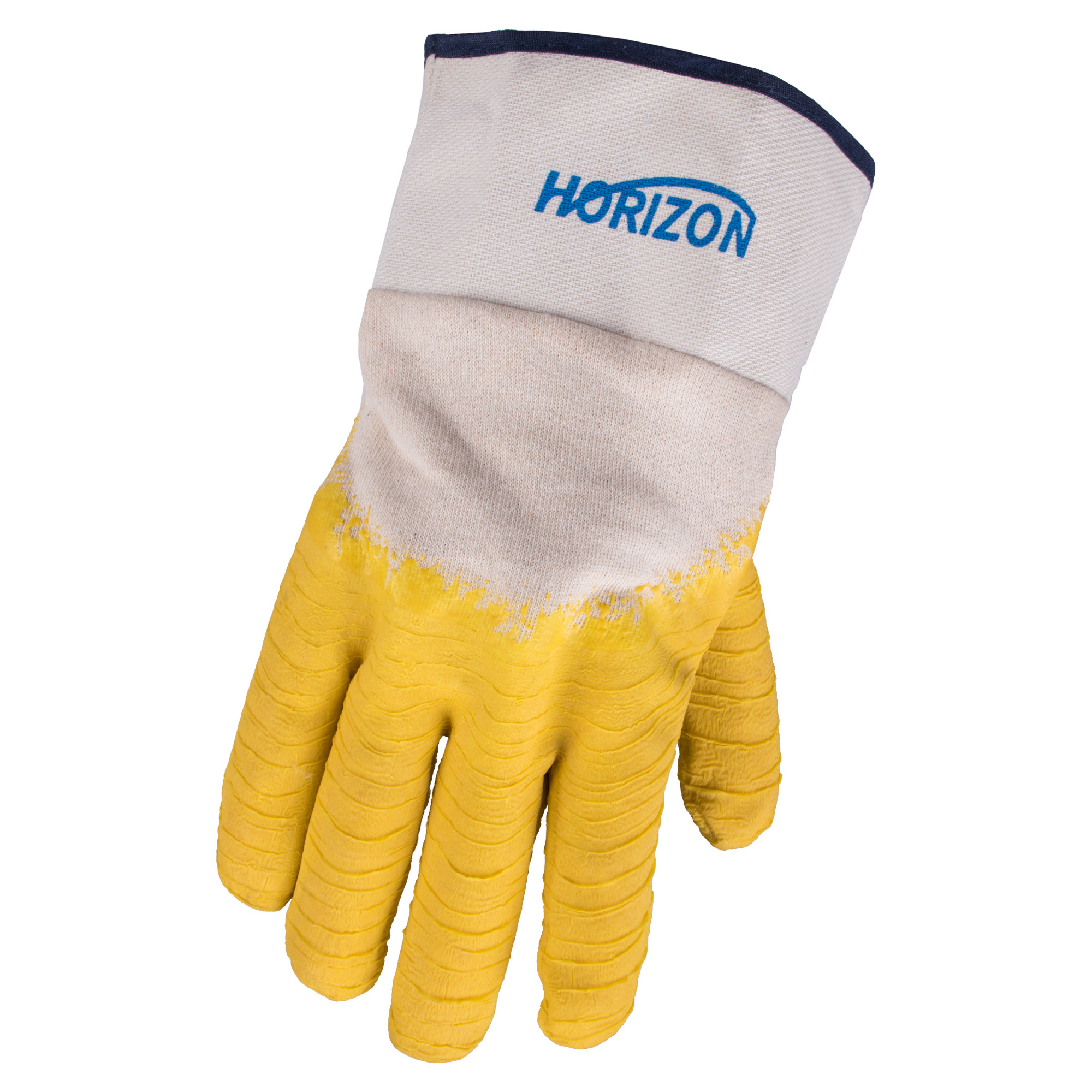 Rough finish latex coated gloves - Large