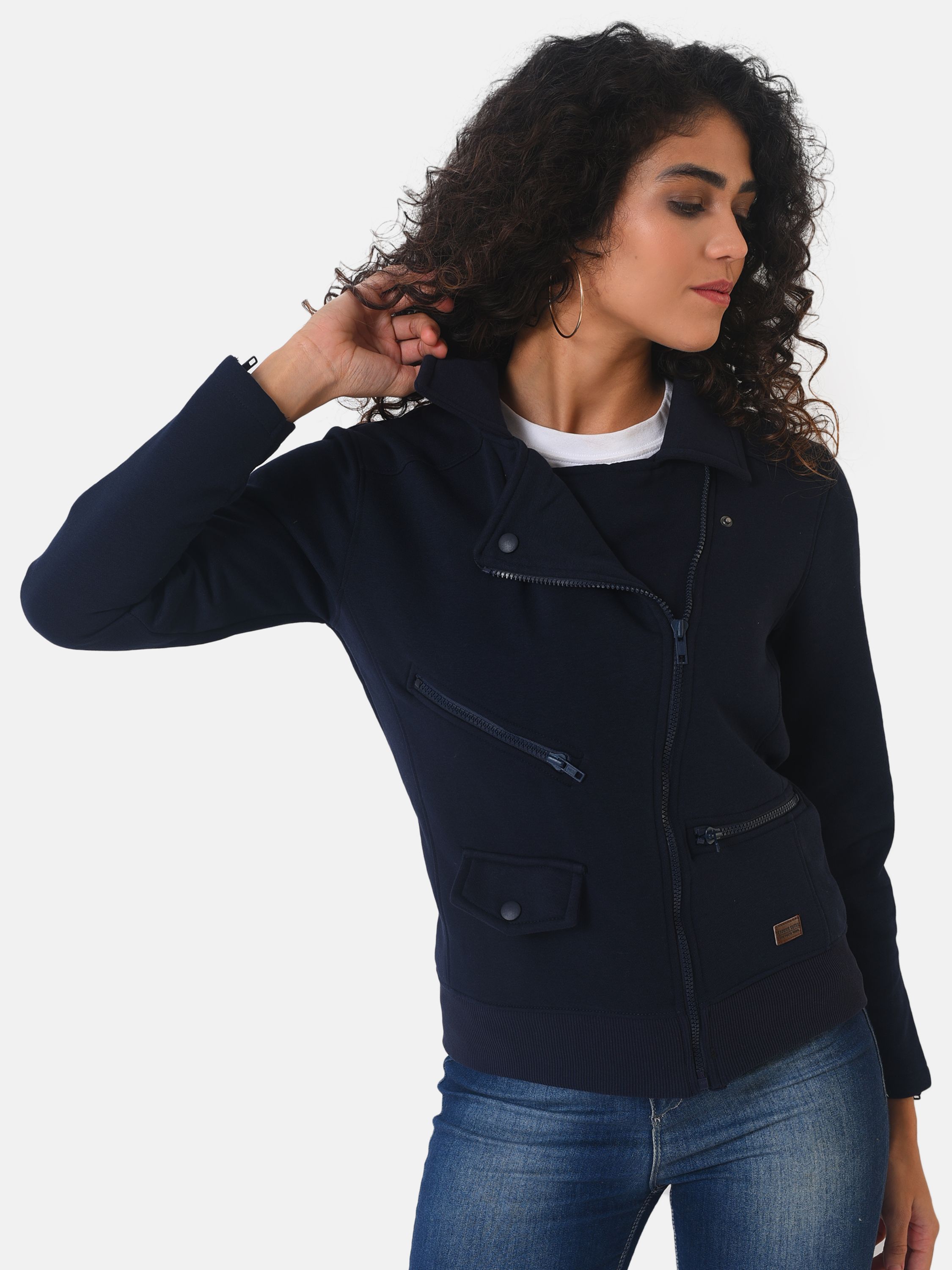 Women Solid Stylish Casual Jacket