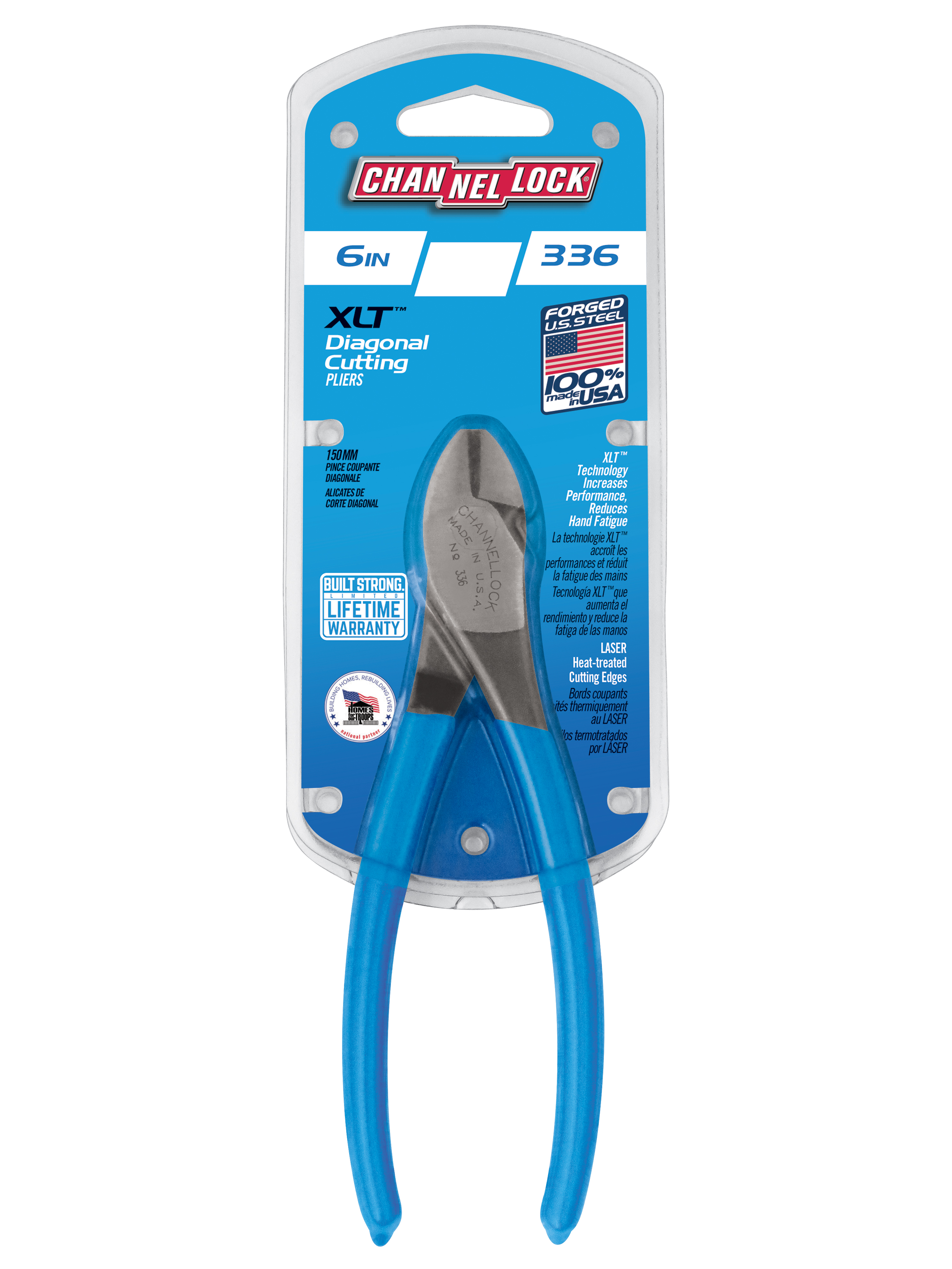 6” XLT™ High Leverage Diagonal Lap Joint Cutting Plier