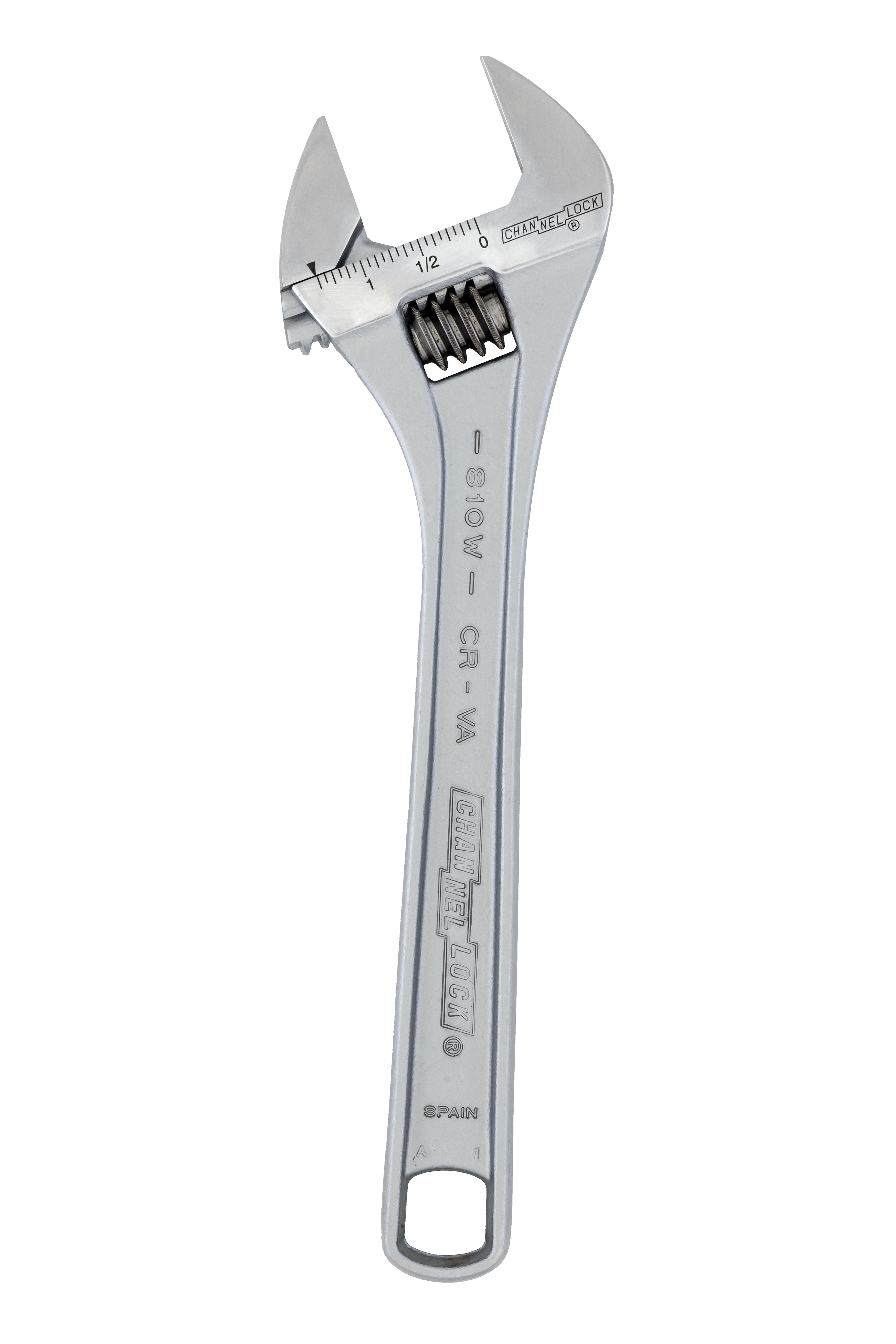 10" Chrome Wide Adjustable Wrench