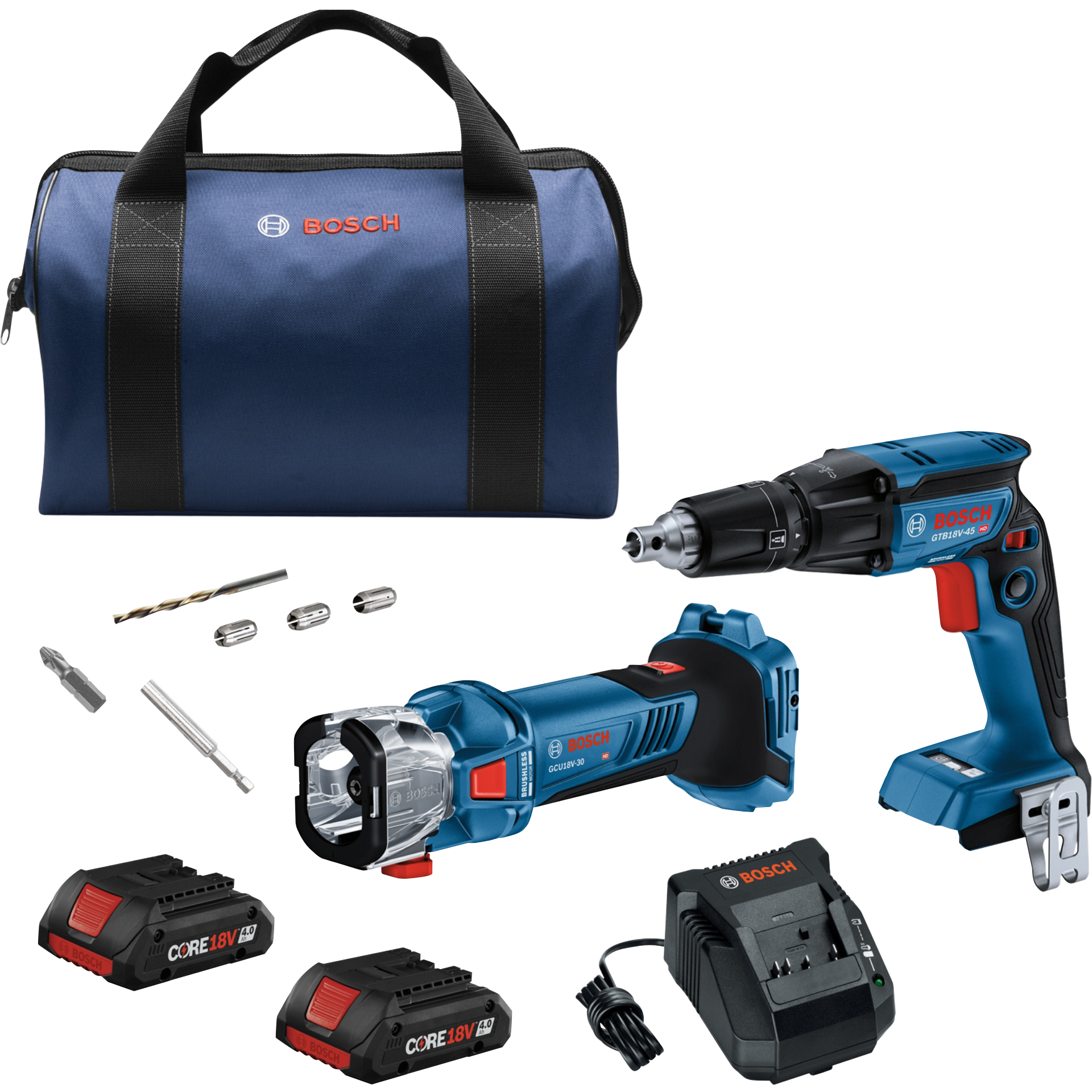 18V Brushless Screwgun and Cut-Out Tool Kit